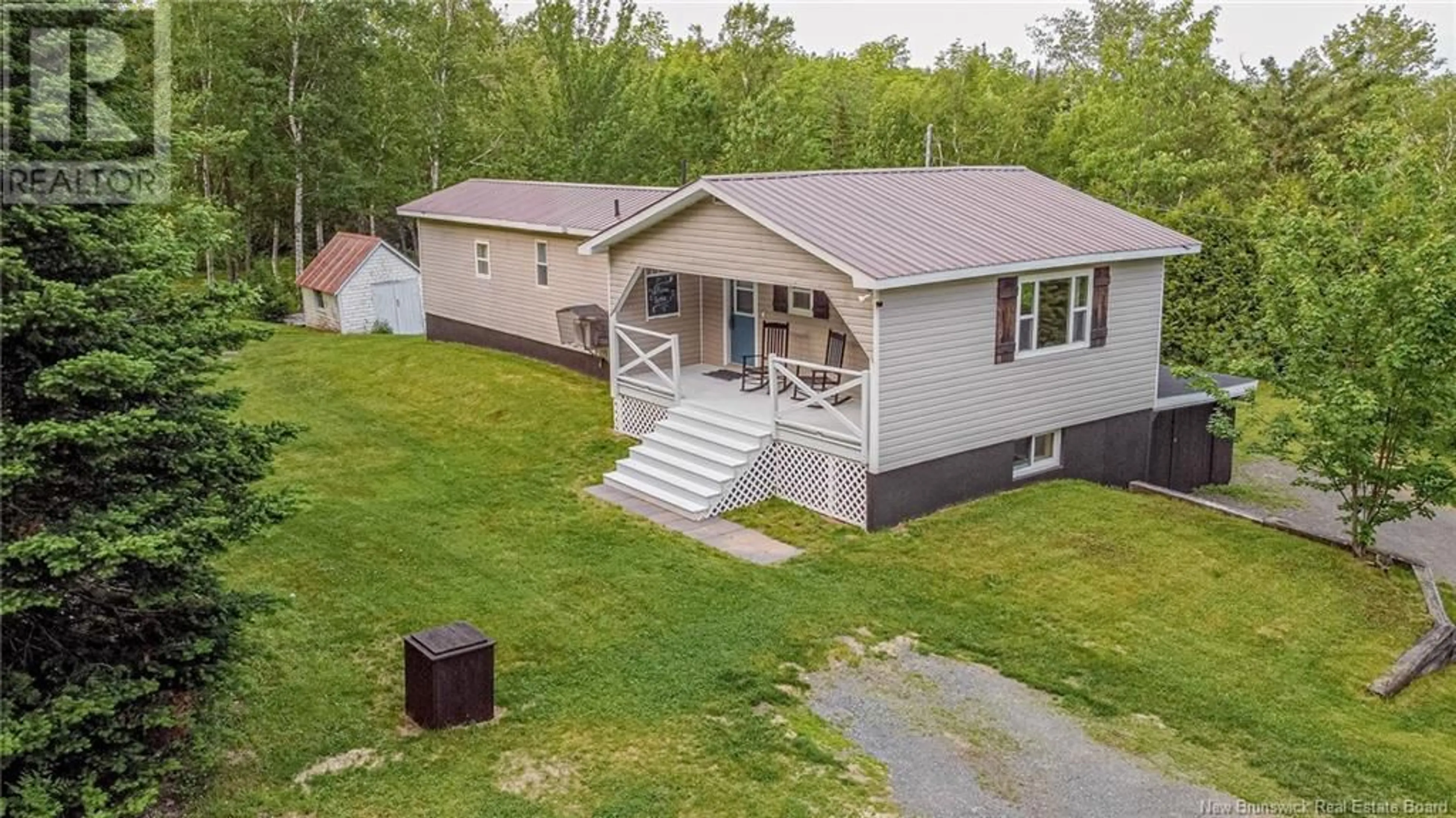 A pic from outside/outdoor area/front of a property/back of a property/a pic from drone, unknown for 1776 ROUTE 3, Harvey New Brunswick E6K2P6