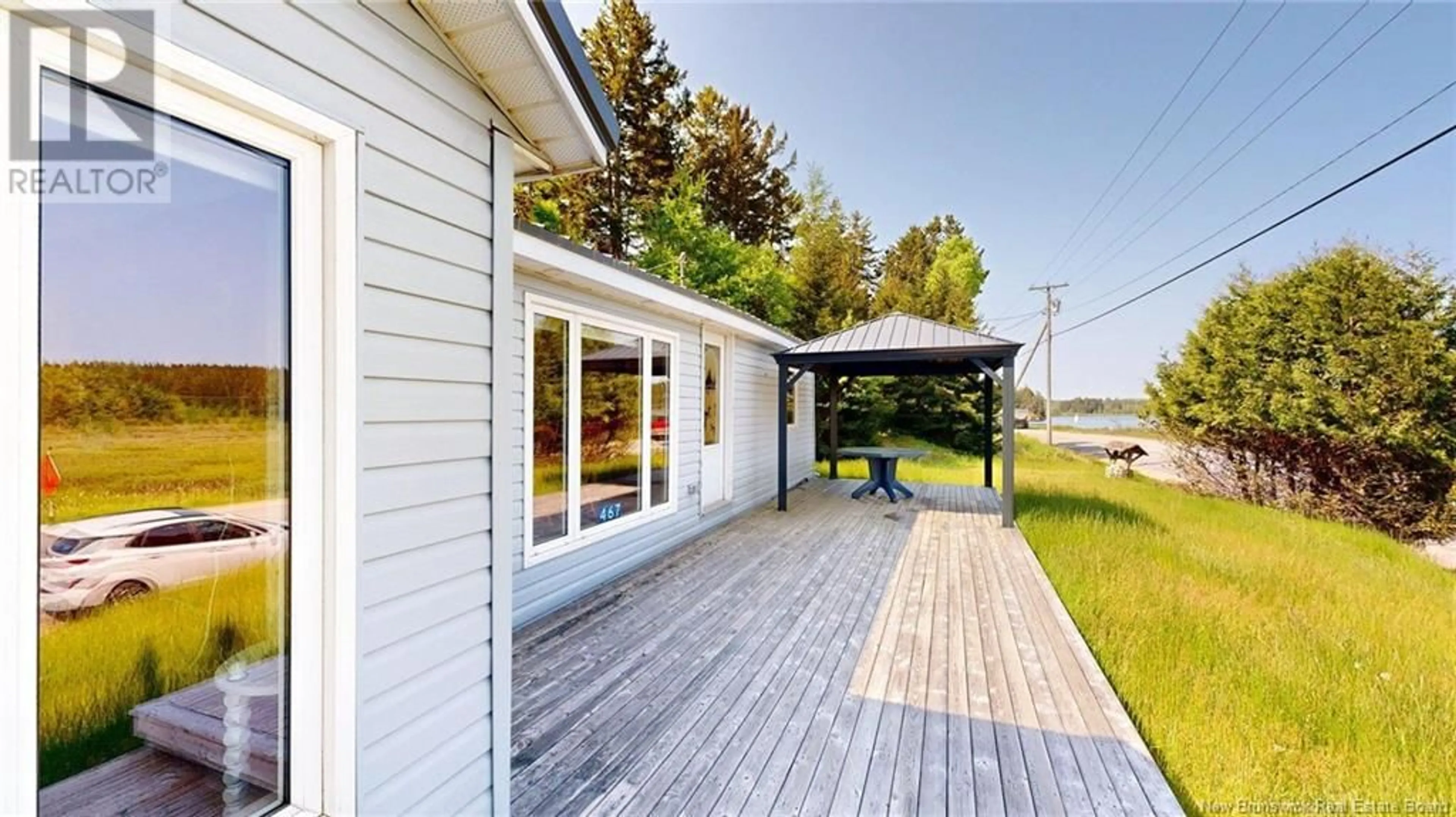 Patio, water/lake/river/ocean view for 467 ROUTE 772, Richardson New Brunswick E5V1S7