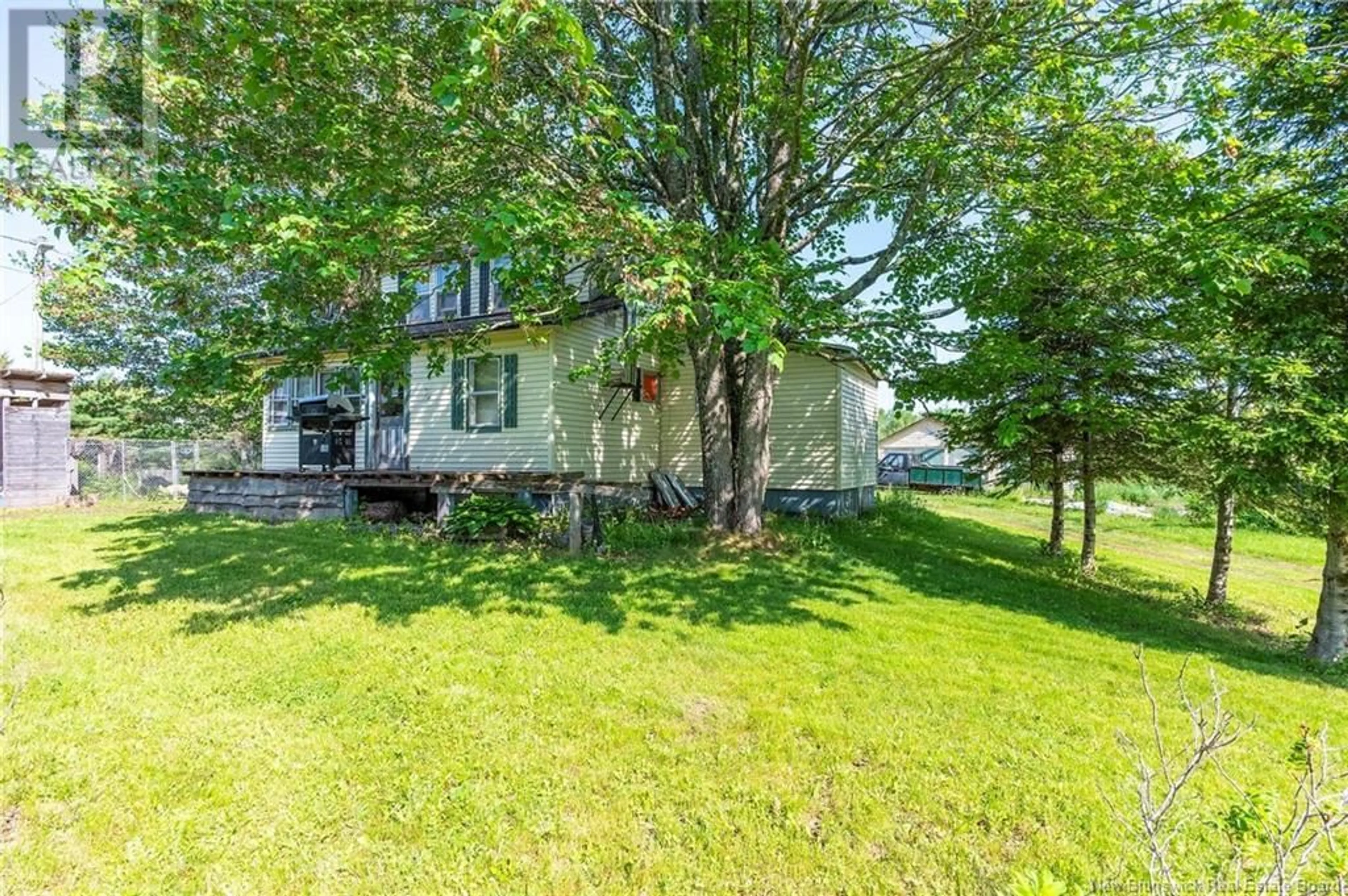 A pic from outside/outdoor area/front of a property/back of a property/a pic from drone, water/lake/river/ocean view for 5359 ROUTE 112, Havelock New Brunswick E4Z6E3