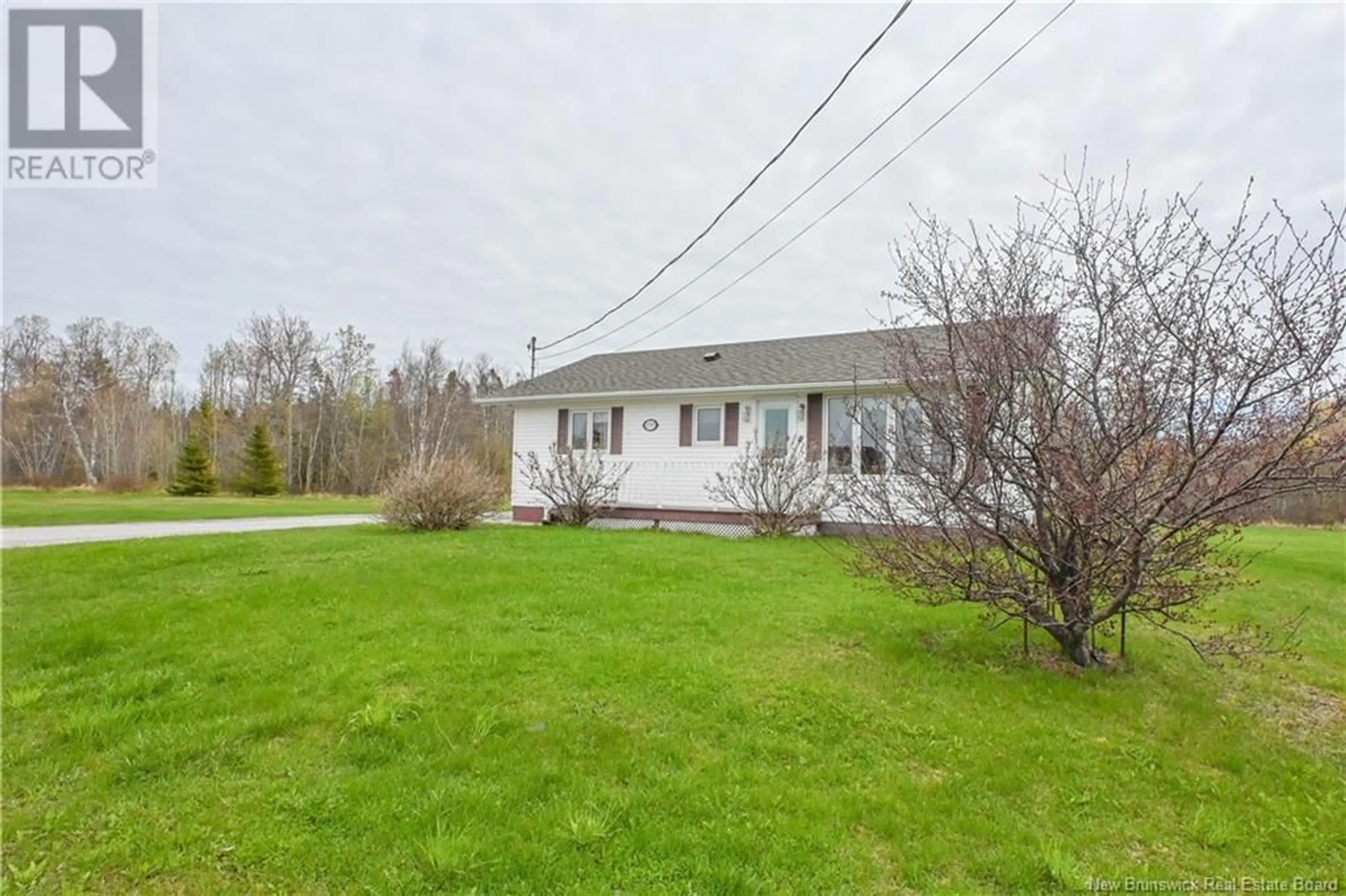 A pic from outside/outdoor area/front of a property/back of a property/a pic from drone, street for 1795 ROUTE 335, Saint-Simon New Brunswick E8P2A7