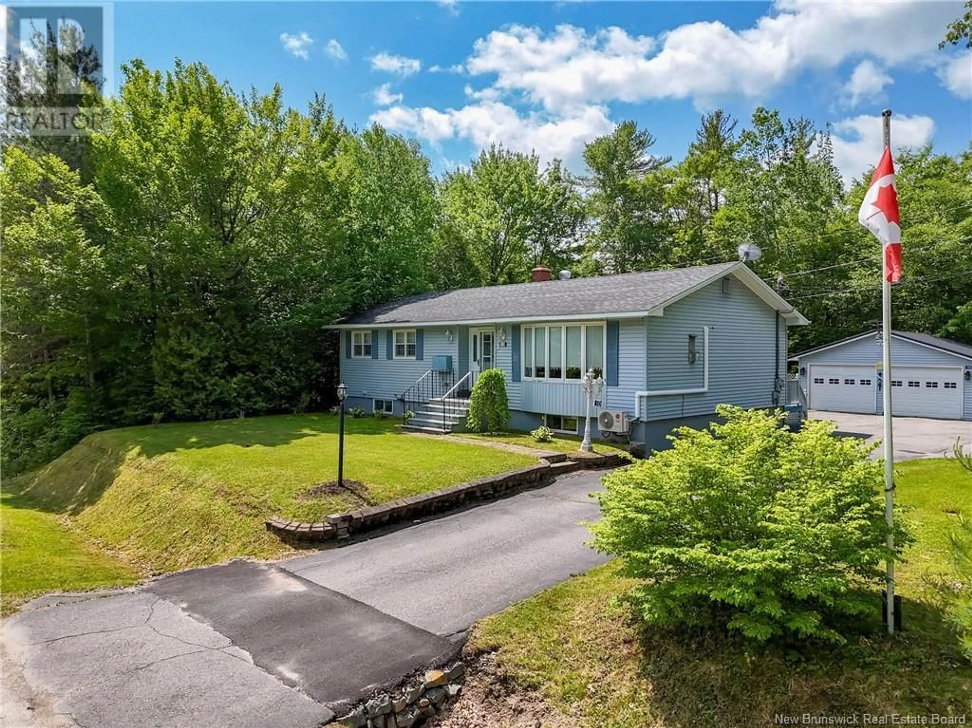 A pic from outside/outdoor area/front of a property/back of a property/a pic from drone, unknown for 10 ST. CROIX STREET, McAdam New Brunswick E6J1E1
