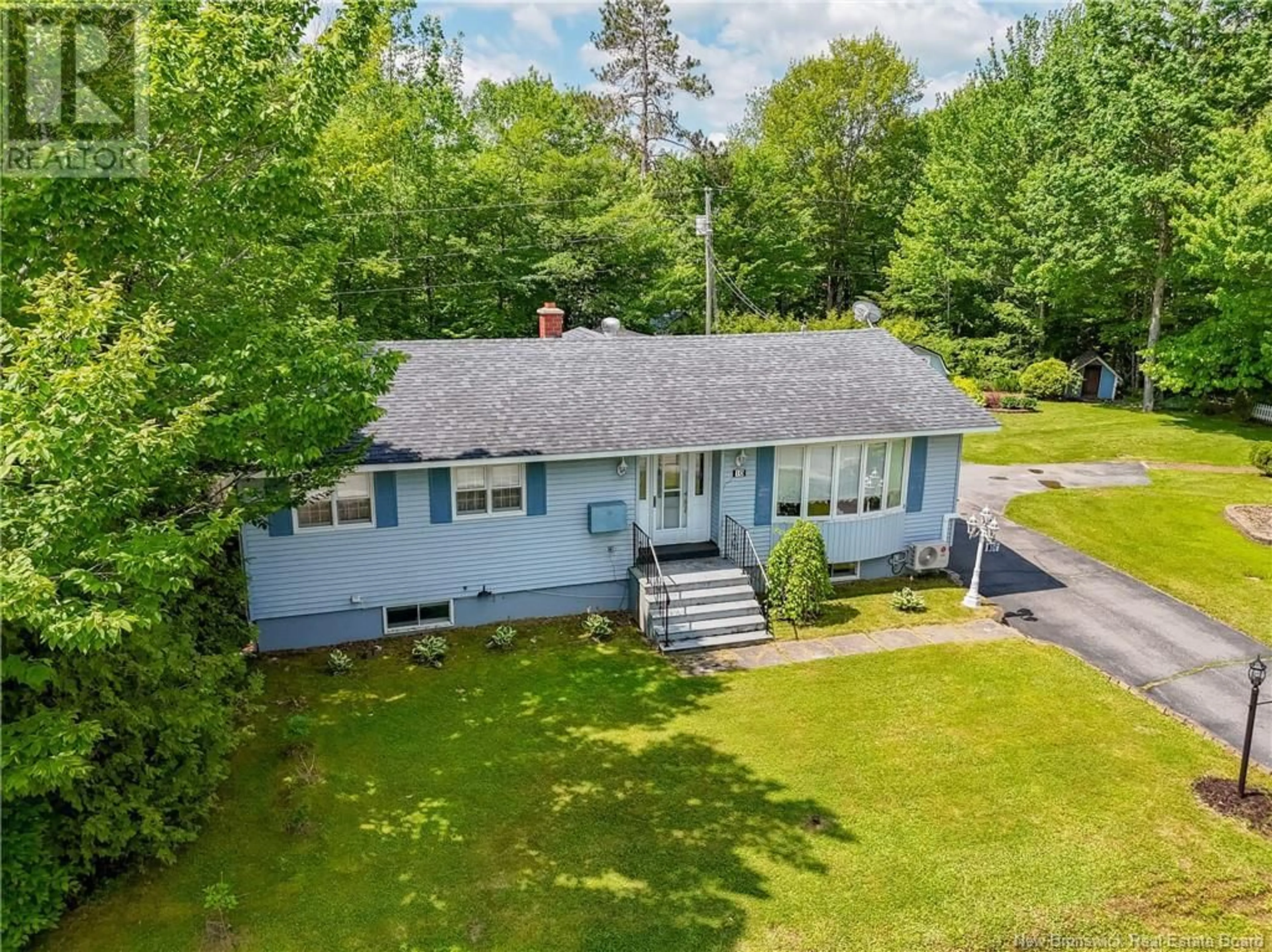 A pic from outside/outdoor area/front of a property/back of a property/a pic from drone, unknown for 10 ST. CROIX STREET, McAdam New Brunswick E6J1E1