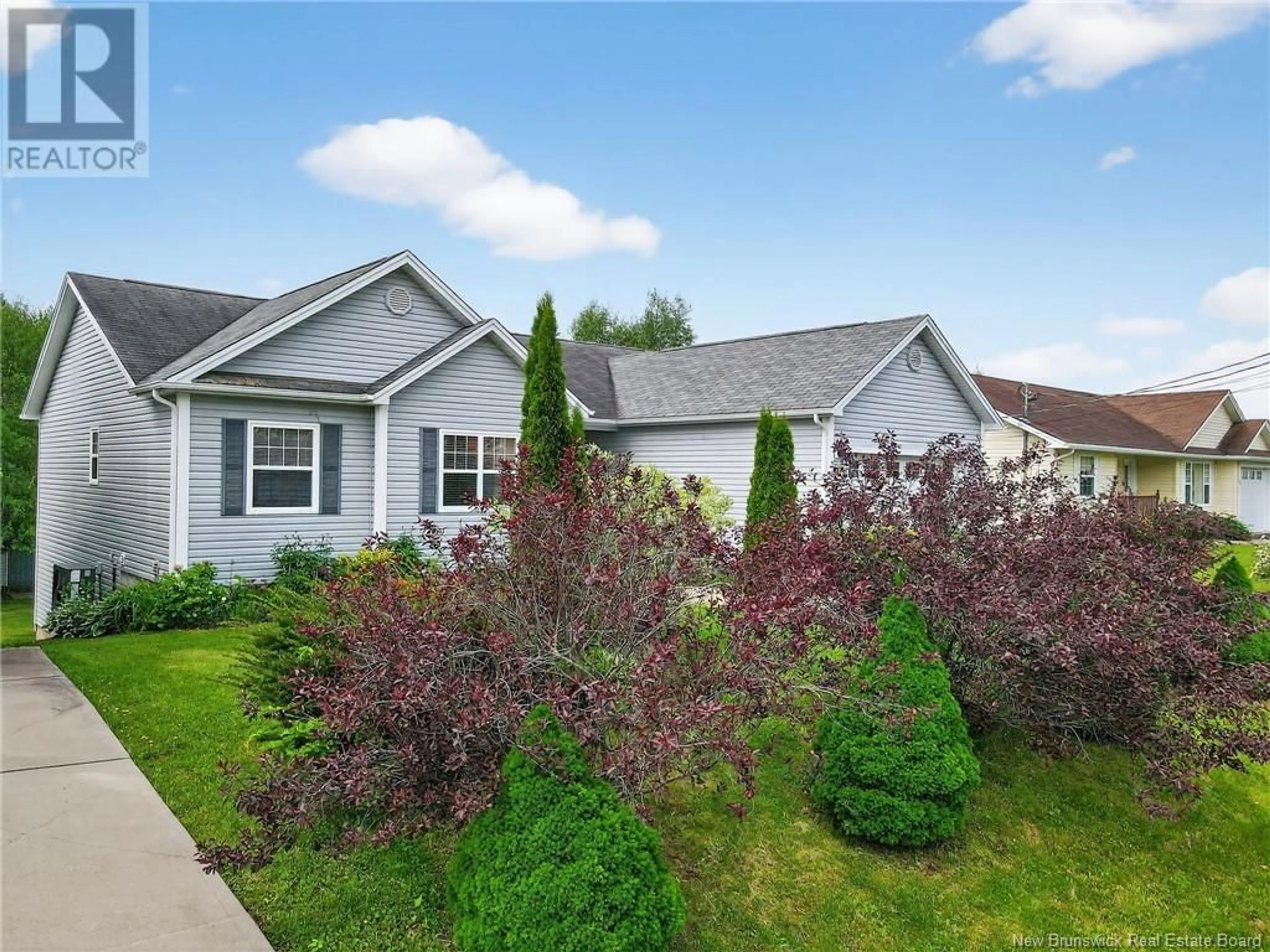 Home with vinyl exterior material, street for 54 LARSEN LANE, Salisbury New Brunswick E3J3N6