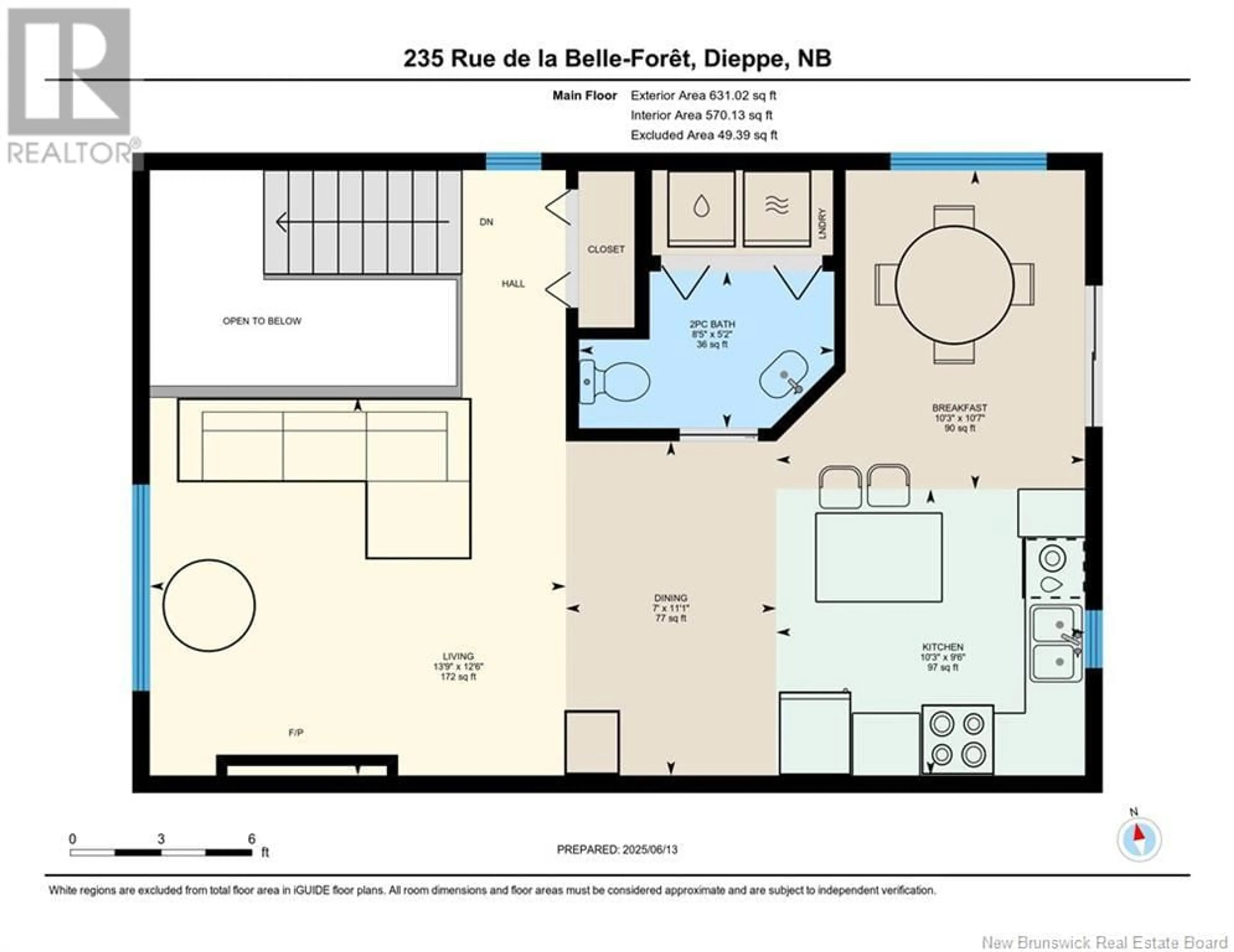 Floor plan for 235 BELLE FORET STREET, Dieppe New Brunswick E1A9E6