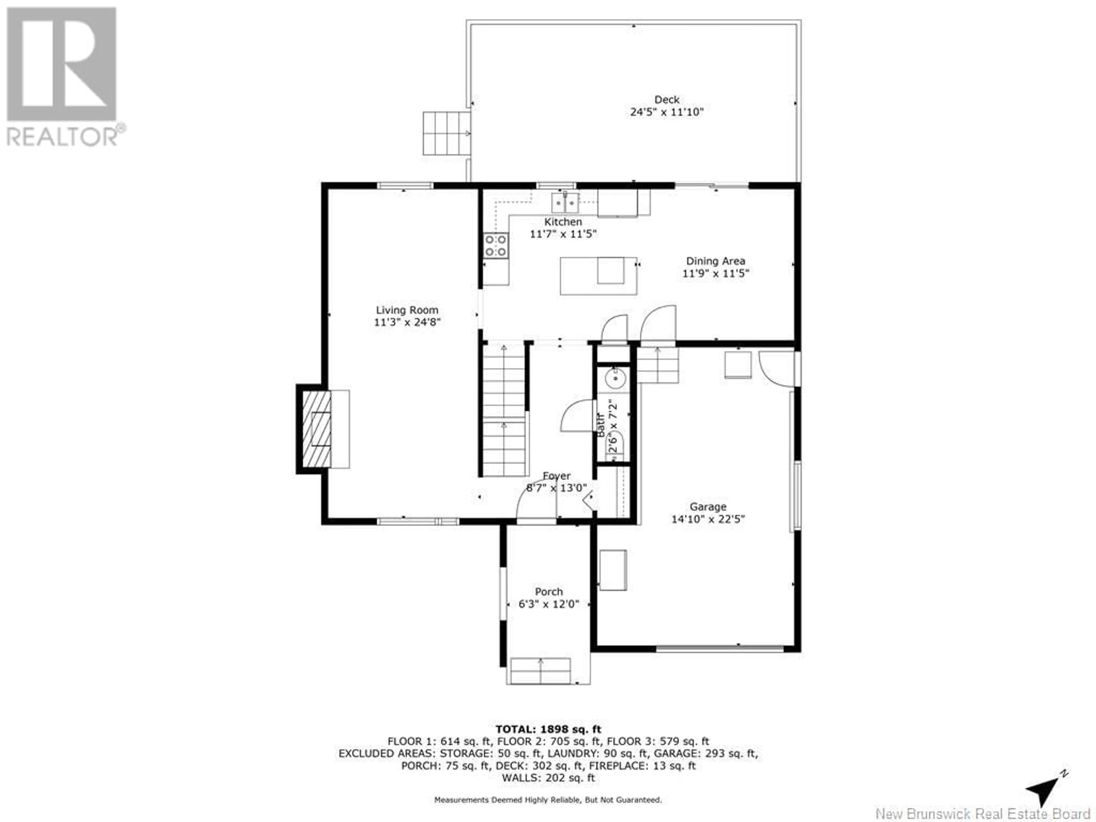 Floor plan for 81 BREMNER DRIVE, Miramichi New Brunswick E1N3P8