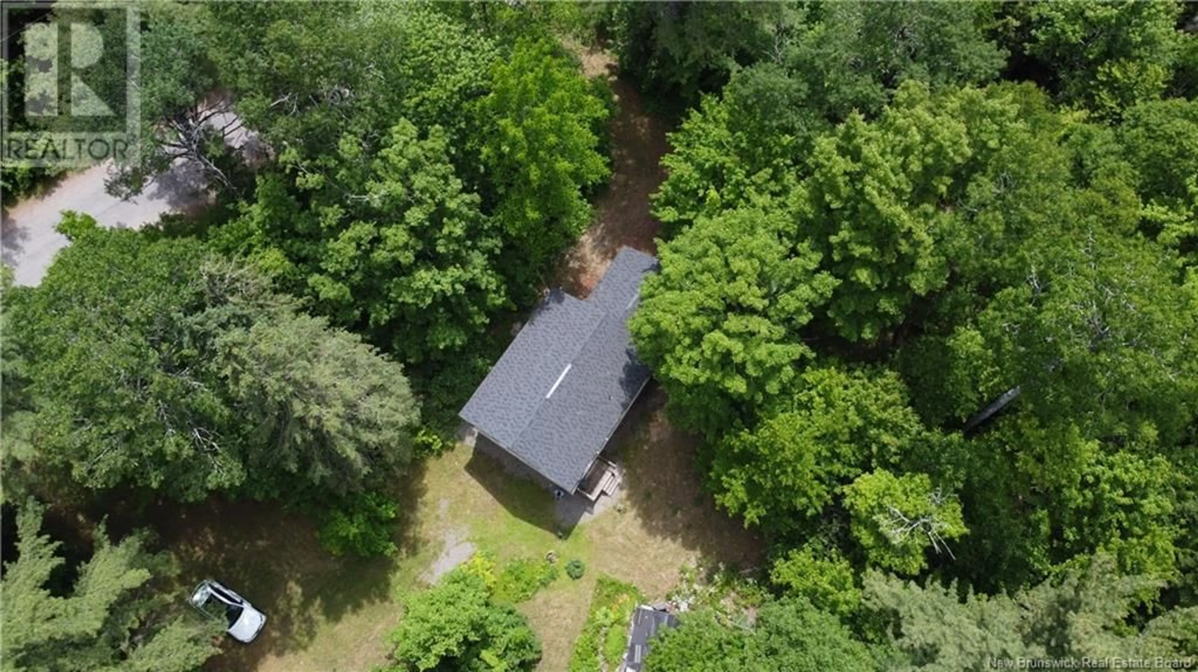 A pic from outside/outdoor area/front of a property/back of a property/a pic from drone, forest/trees view for 148 MENZIE SETTLEMENT ROAD, Central Greenwich New Brunswick E5M2L6