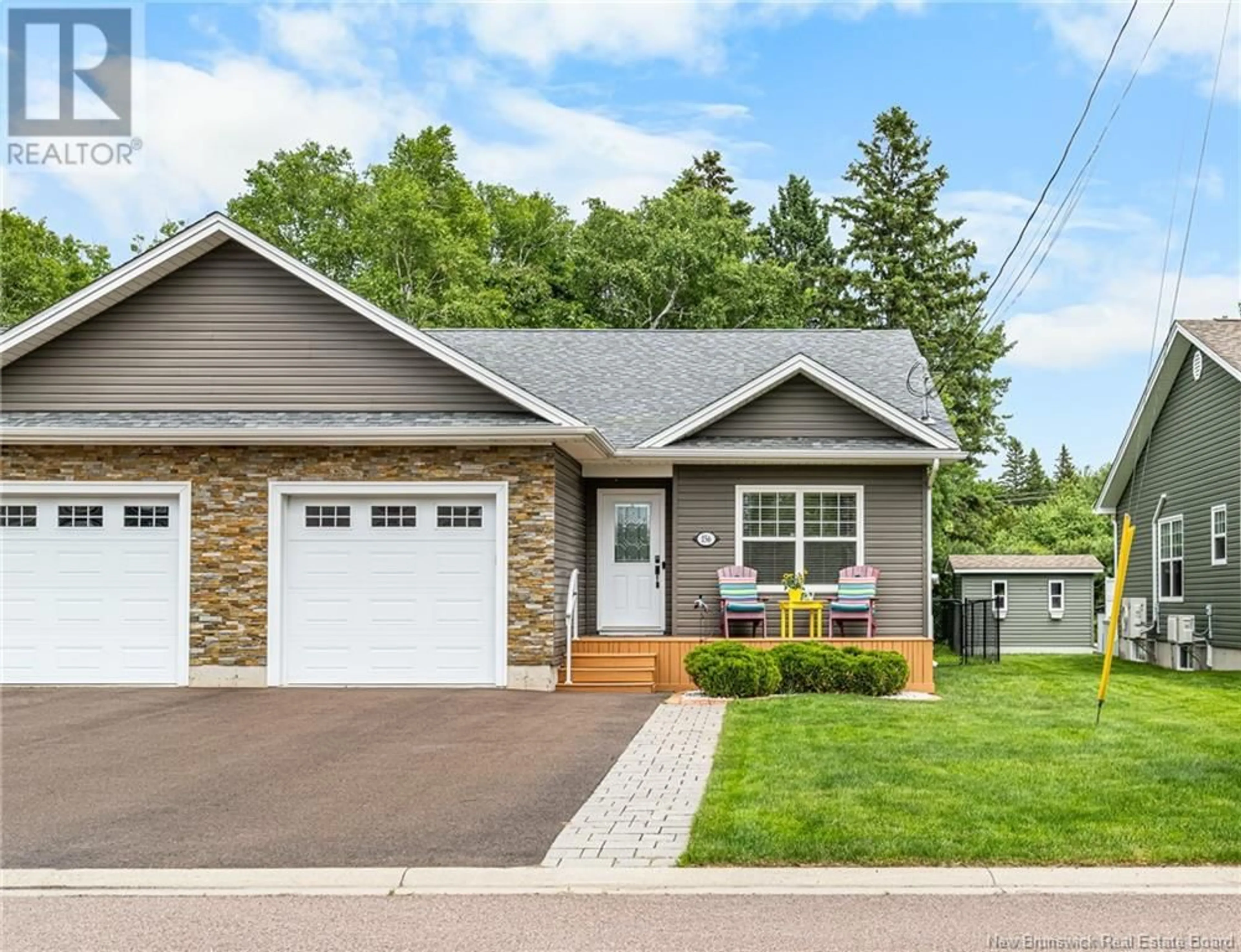 Home with vinyl exterior material, street for 156 MCQUEEN, Shediac New Brunswick E4P2R1