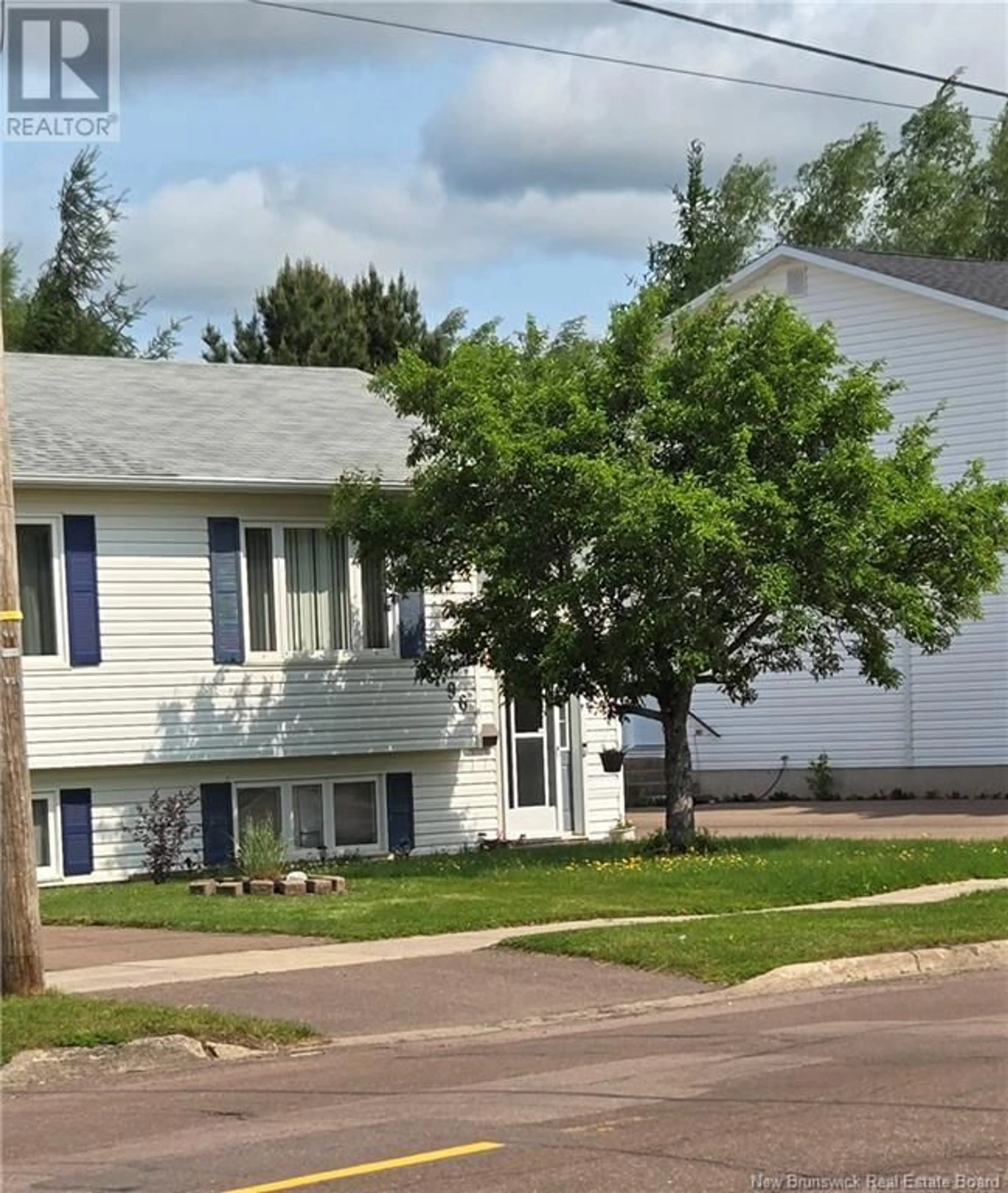Home with vinyl exterior material, street for 96 PALLISADE STREET, Moncton New Brunswick E1A5K2