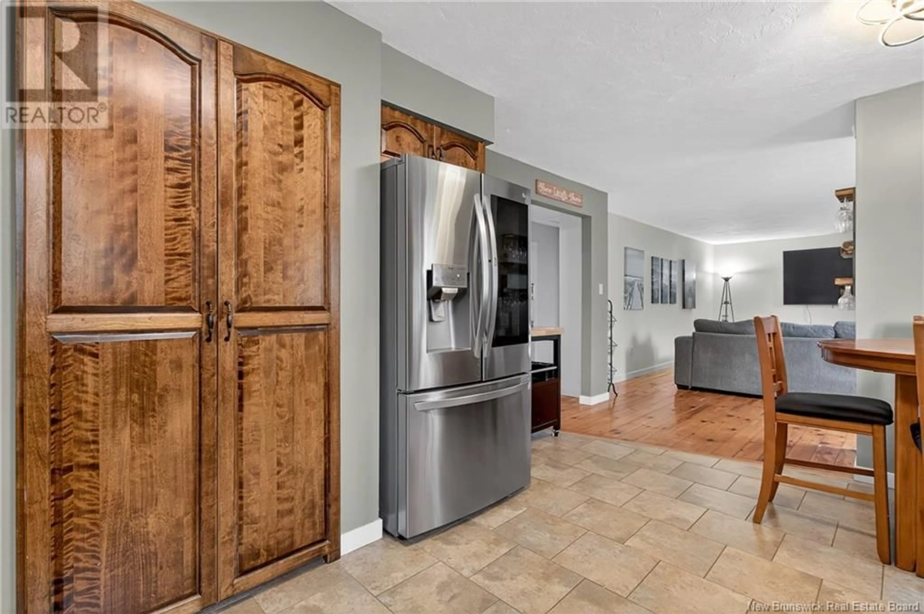 Open concept kitchen, ceramic/tile floor for 1286 BABINEAU ROAD, Cocagne New Brunswick E4R2E6