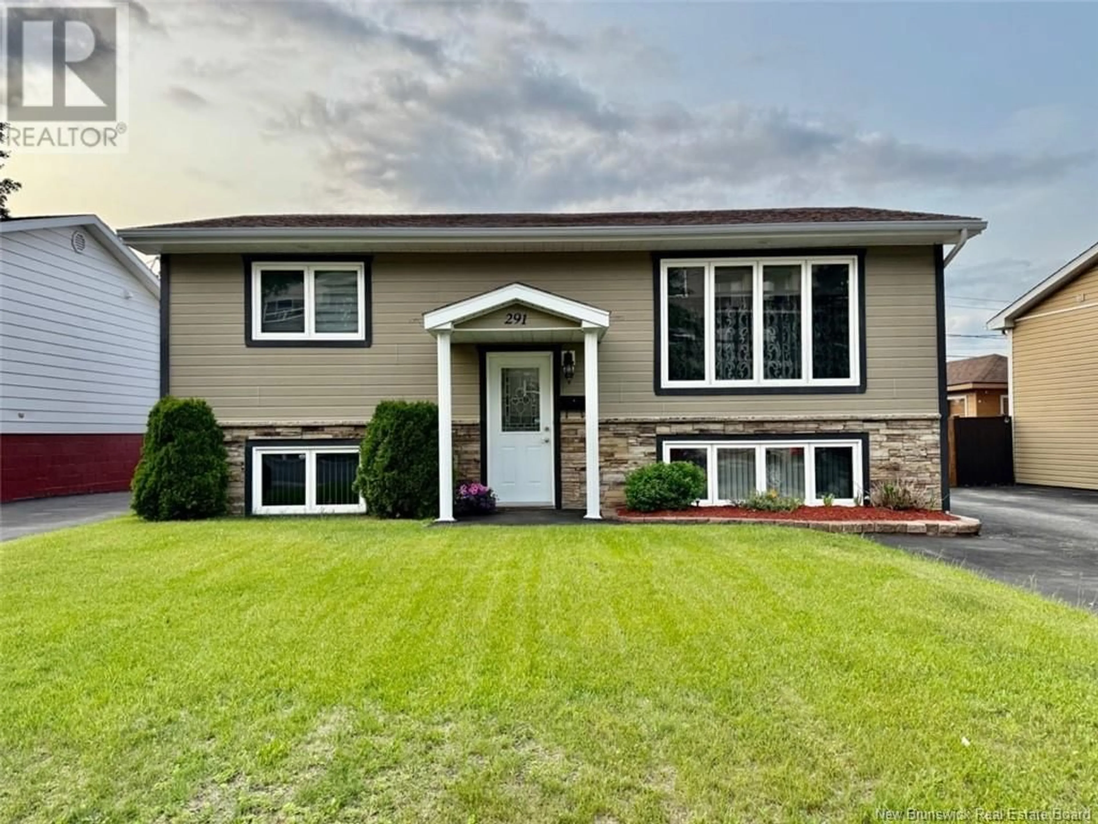 Home with vinyl exterior material, street for 291 DOVER STREET, Campbellton New Brunswick E3N3L5