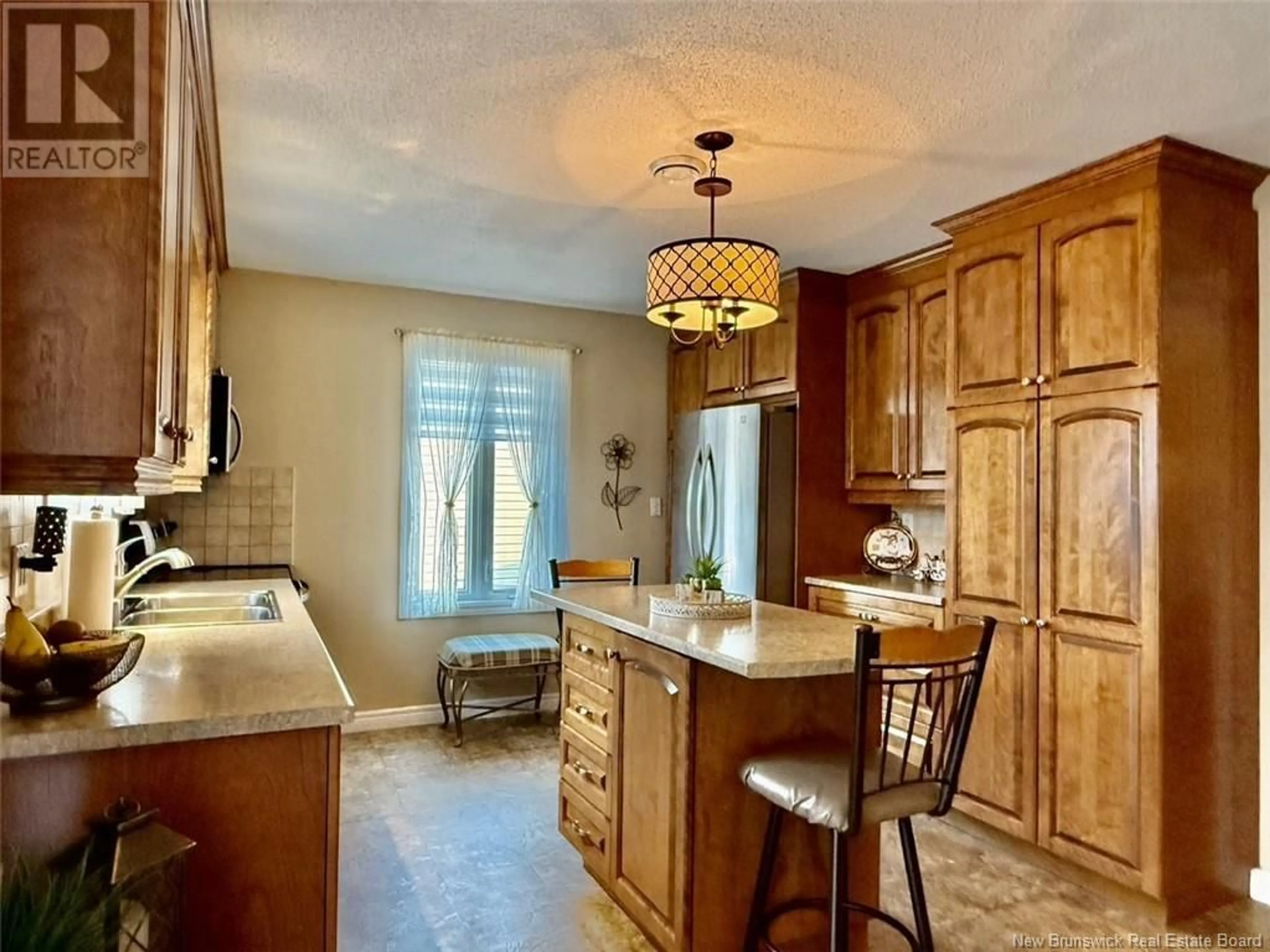 Open concept kitchen, ceramic/tile floor for 291 DOVER STREET, Campbellton New Brunswick E3N3L5