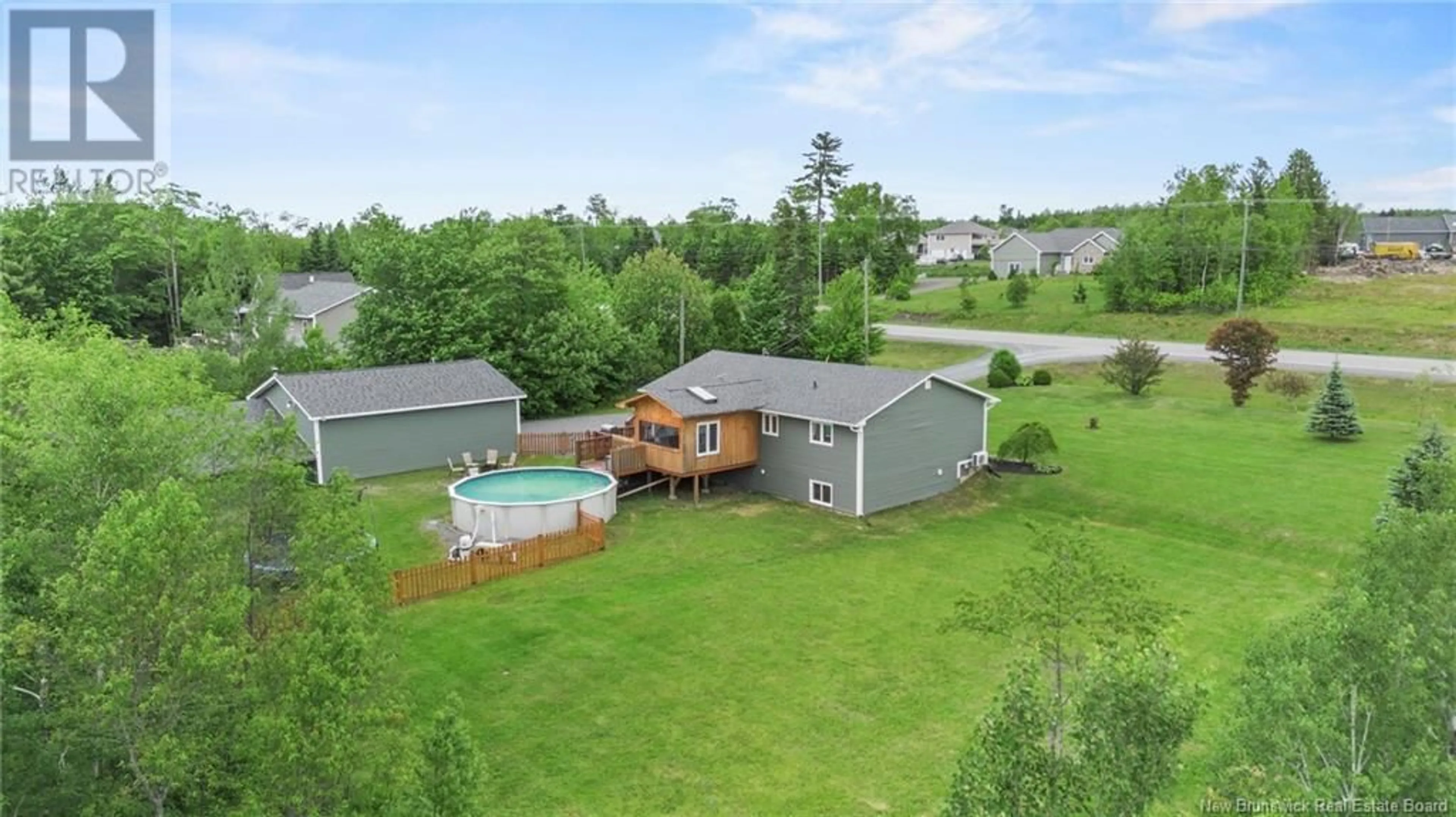 A pic from outside/outdoor area/front of a property/back of a property/a pic from drone, water/lake/river/ocean view for 309 ROUTE 148, Killarney New Brunswick E3A9E3
