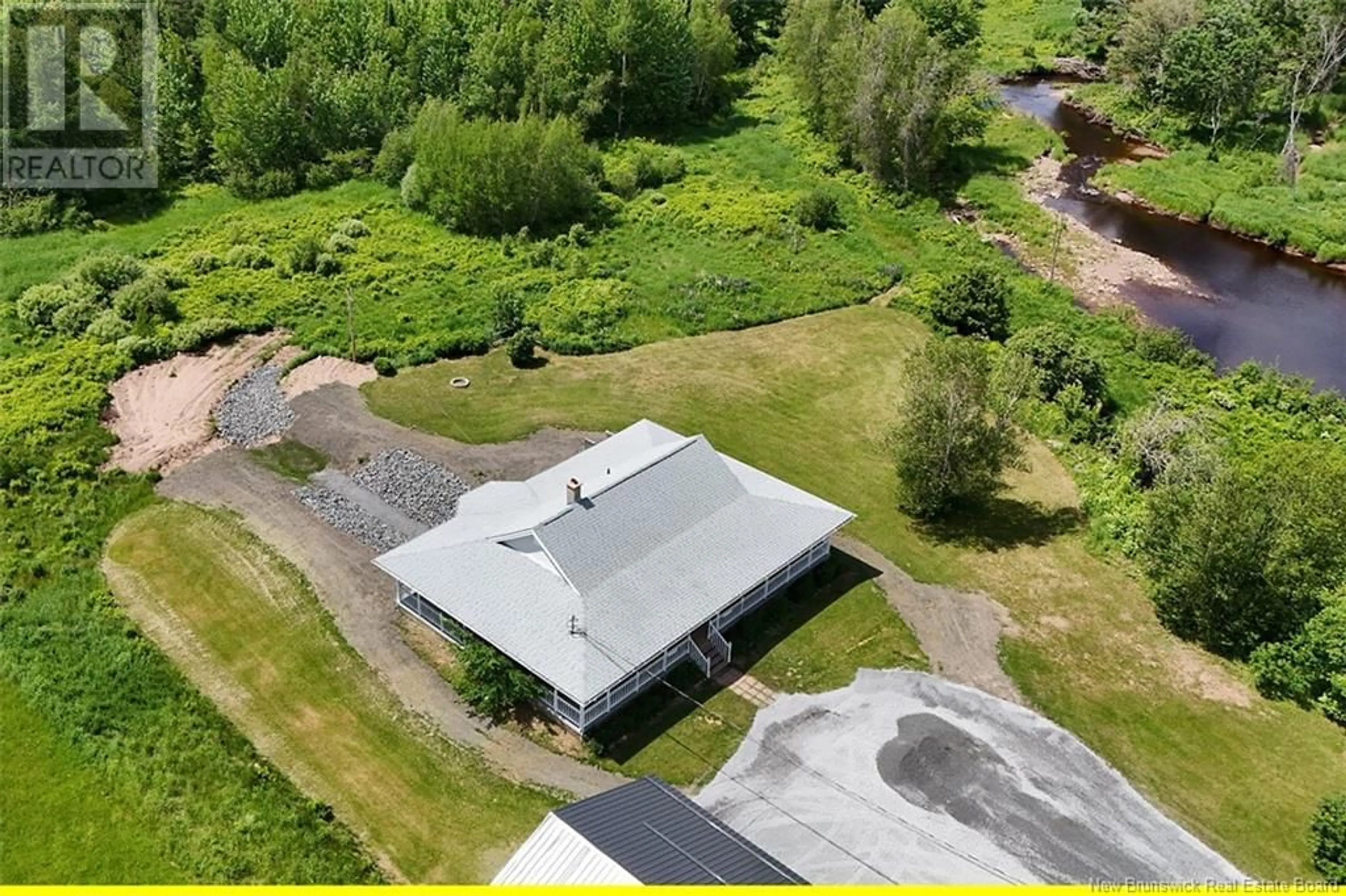 A pic from outside/outdoor area/front of a property/back of a property/a pic from drone, building for 548 BROAD ROAD, Geary New Brunswick E2V3W2