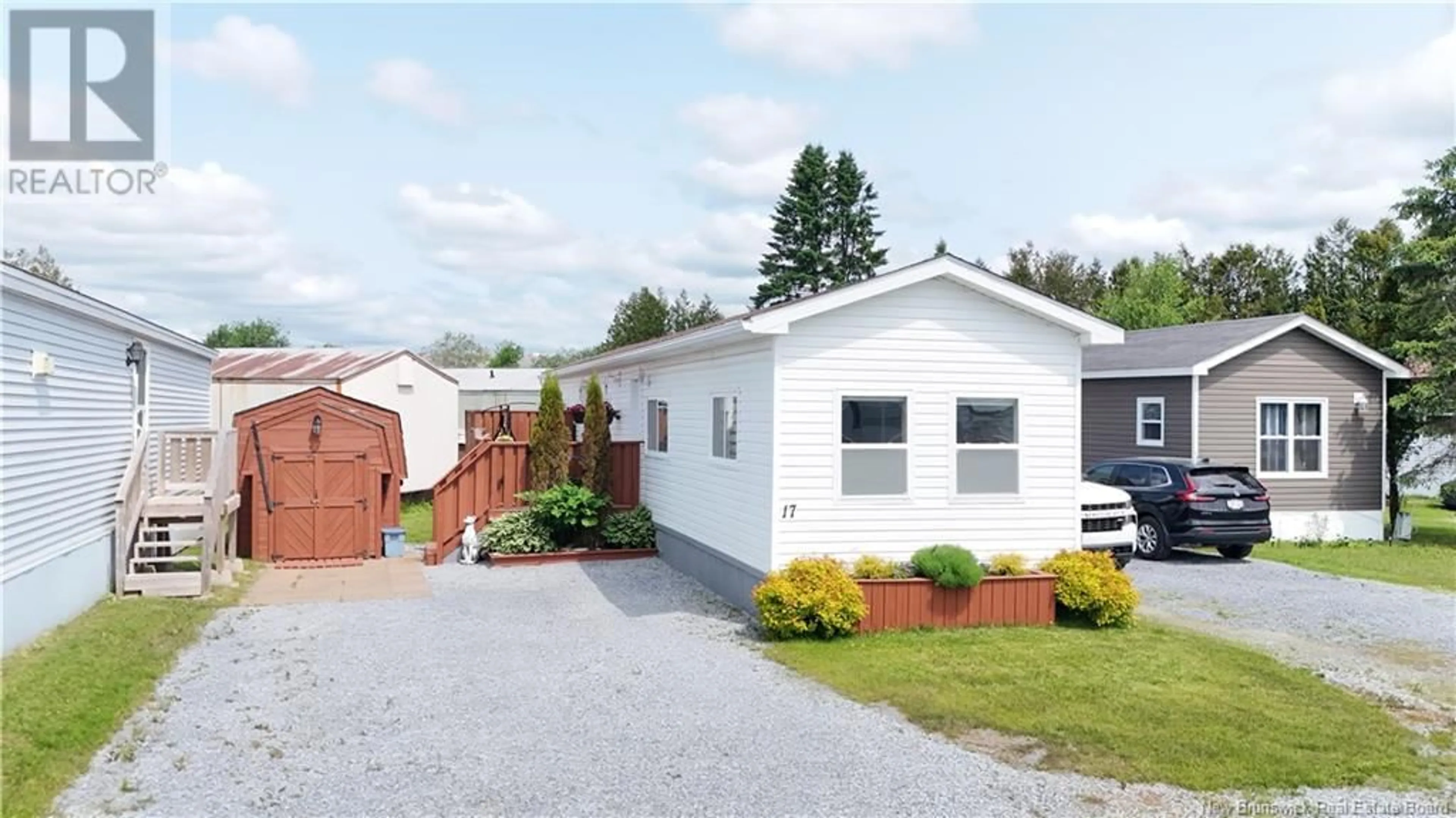 Home with vinyl exterior material, street for 17 WREN STREET, Saint John New Brunswick E2J2R9