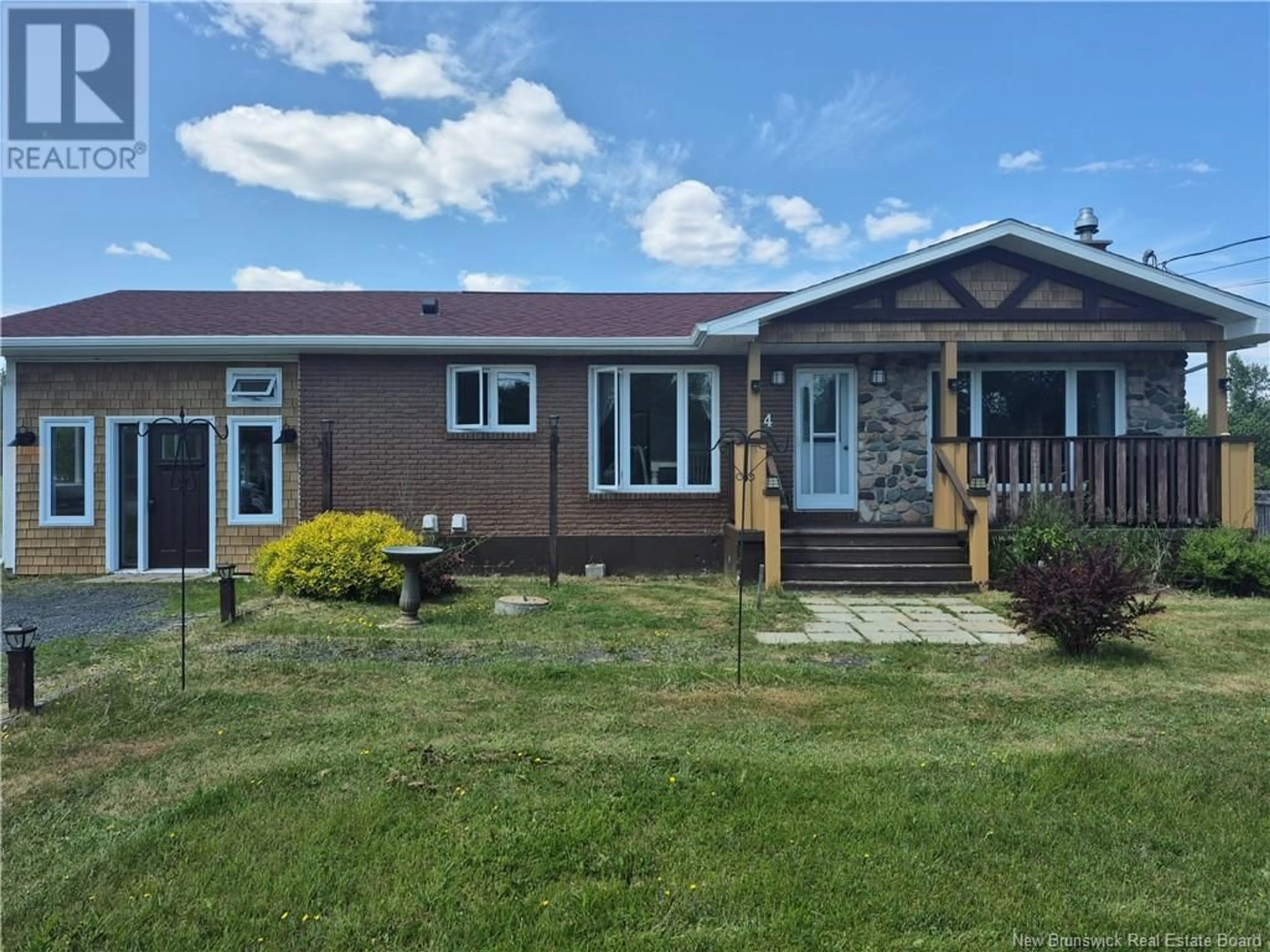 Home with vinyl exterior material, street for 54 CH TREMBLAY, Petit-Rocher-Sud New Brunswick E8J1A5