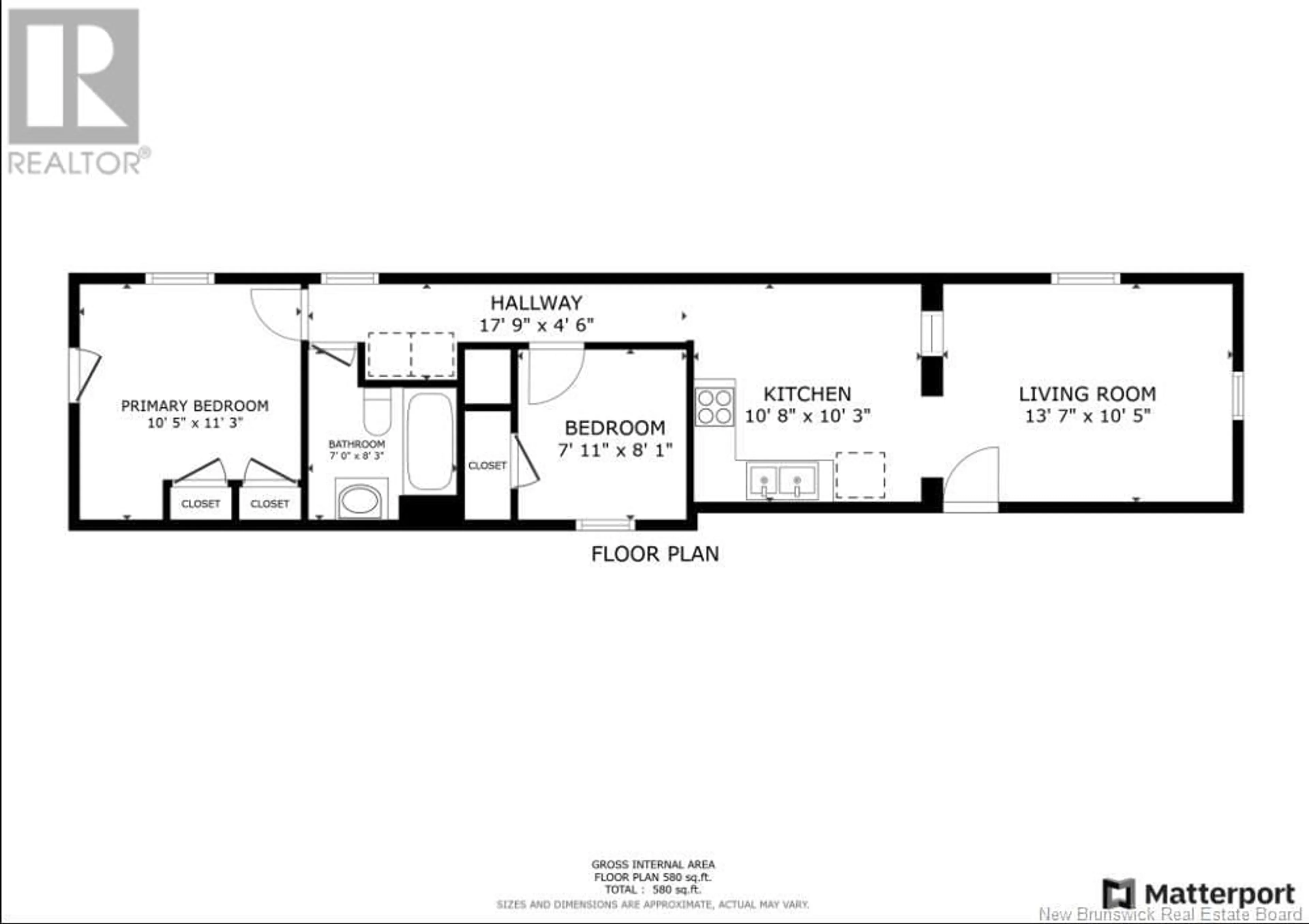 Floor plan for 170 EVERGREEN STREET, Fredericton New Brunswick E3B6M9