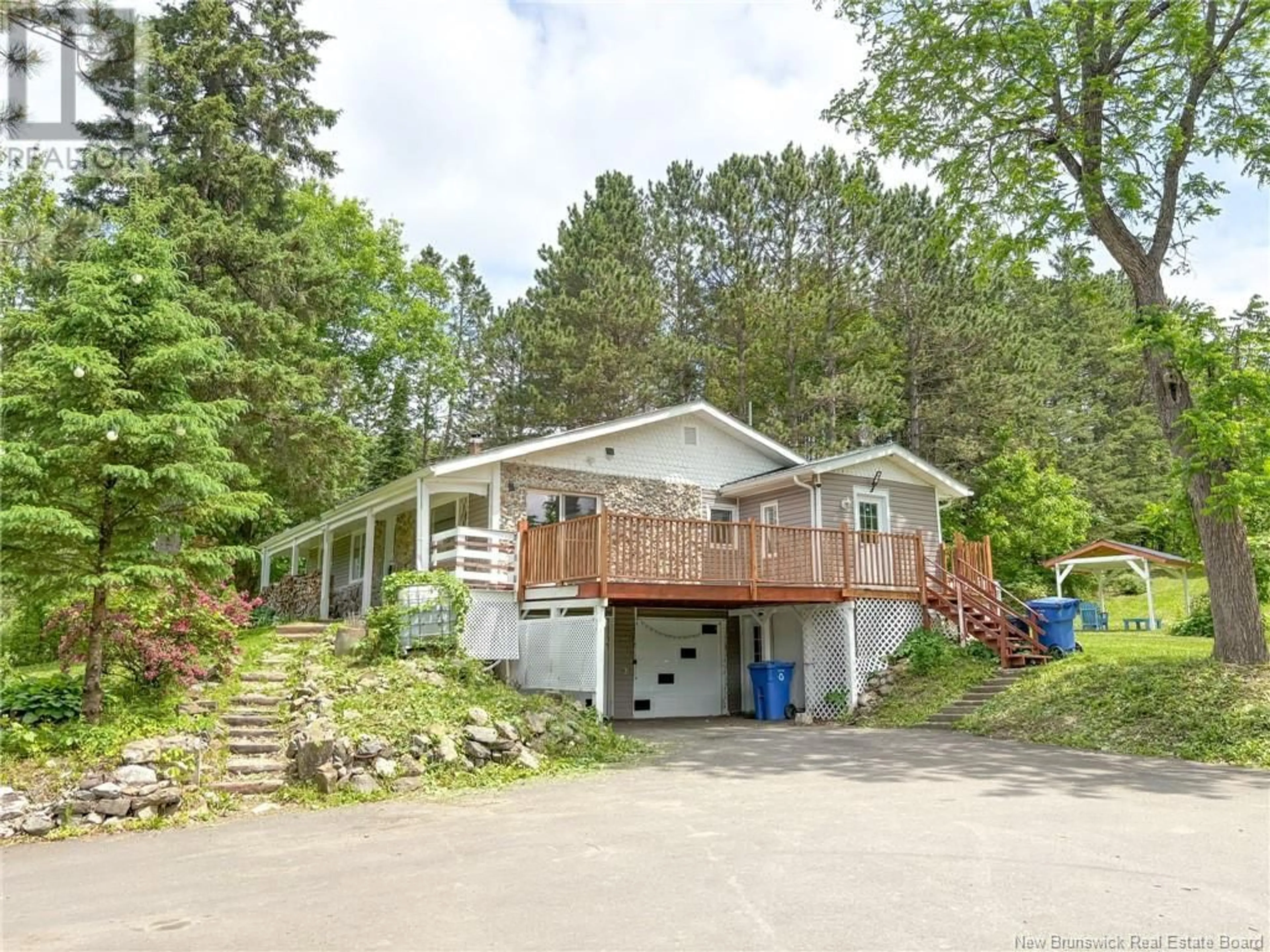 A pic from outside/outdoor area/front of a property/back of a property/a pic from drone, unknown for 34 ROBINSON DRIVE, Grafton New Brunswick E7N1G6