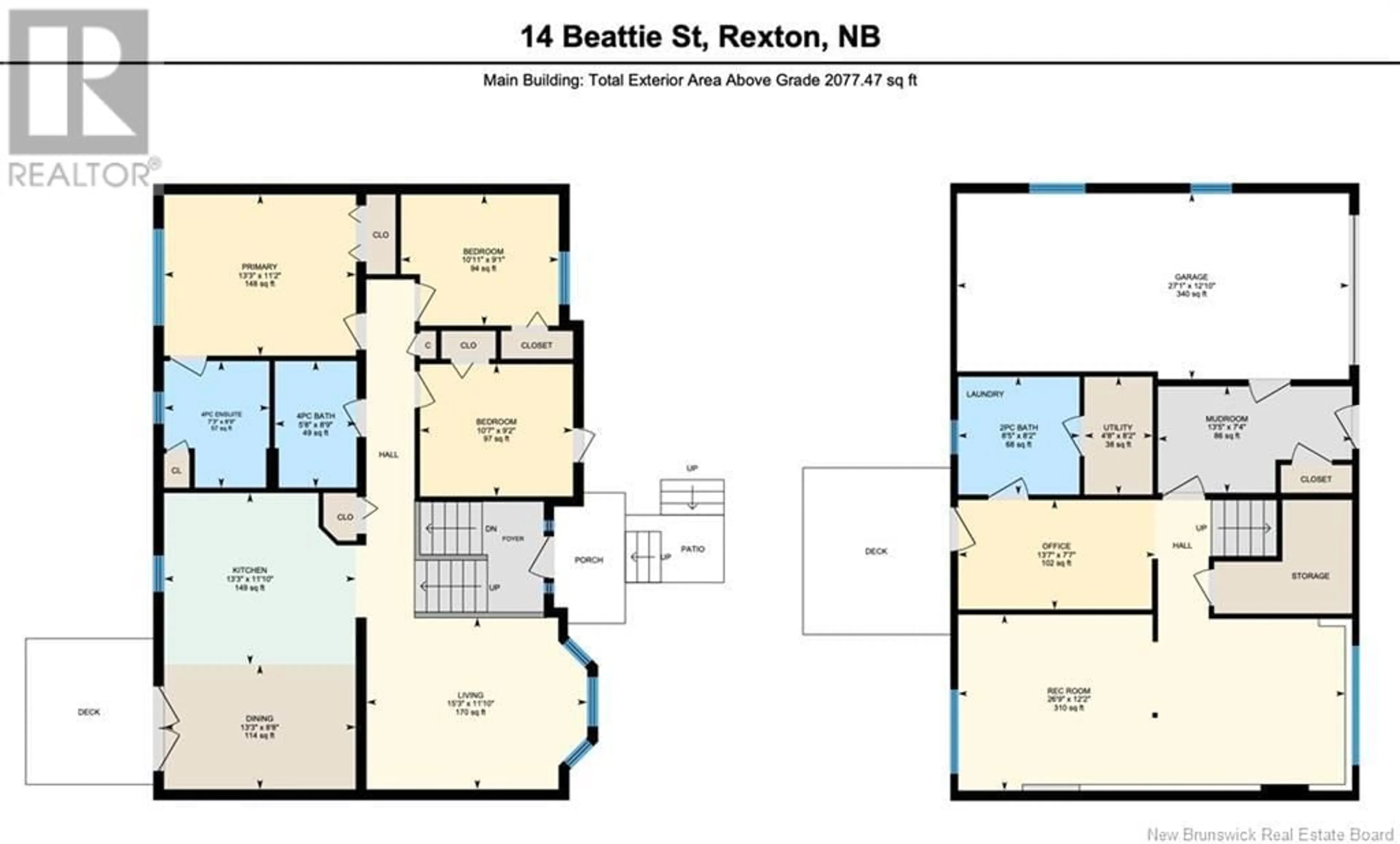 Floor plan for 14 BEATTIE STREET, Rexton New Brunswick E4W1V5