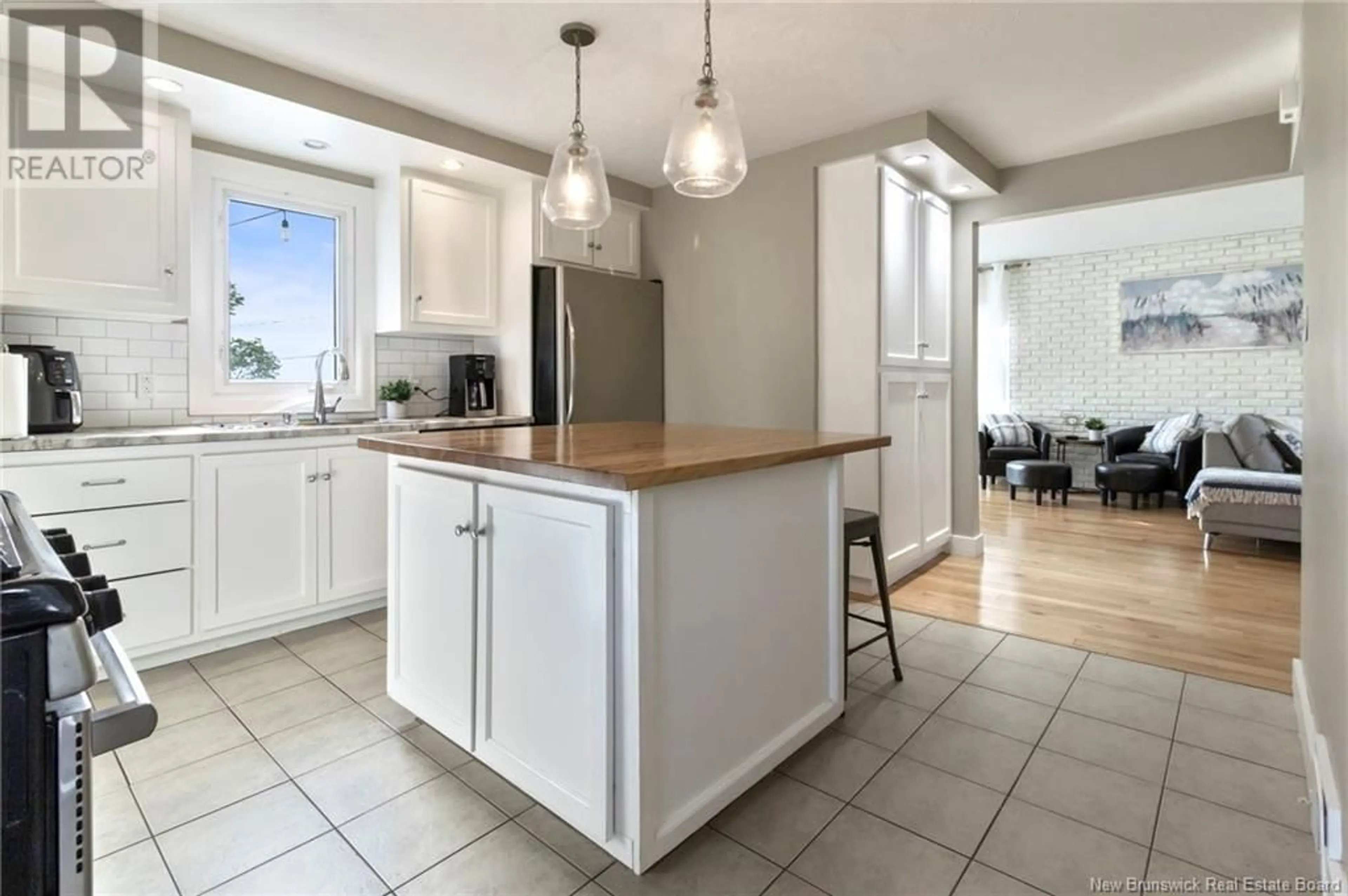 Open concept kitchen, ceramic/tile floor for 9433 MAIN STREET, Richibucto New Brunswick E4W4B8