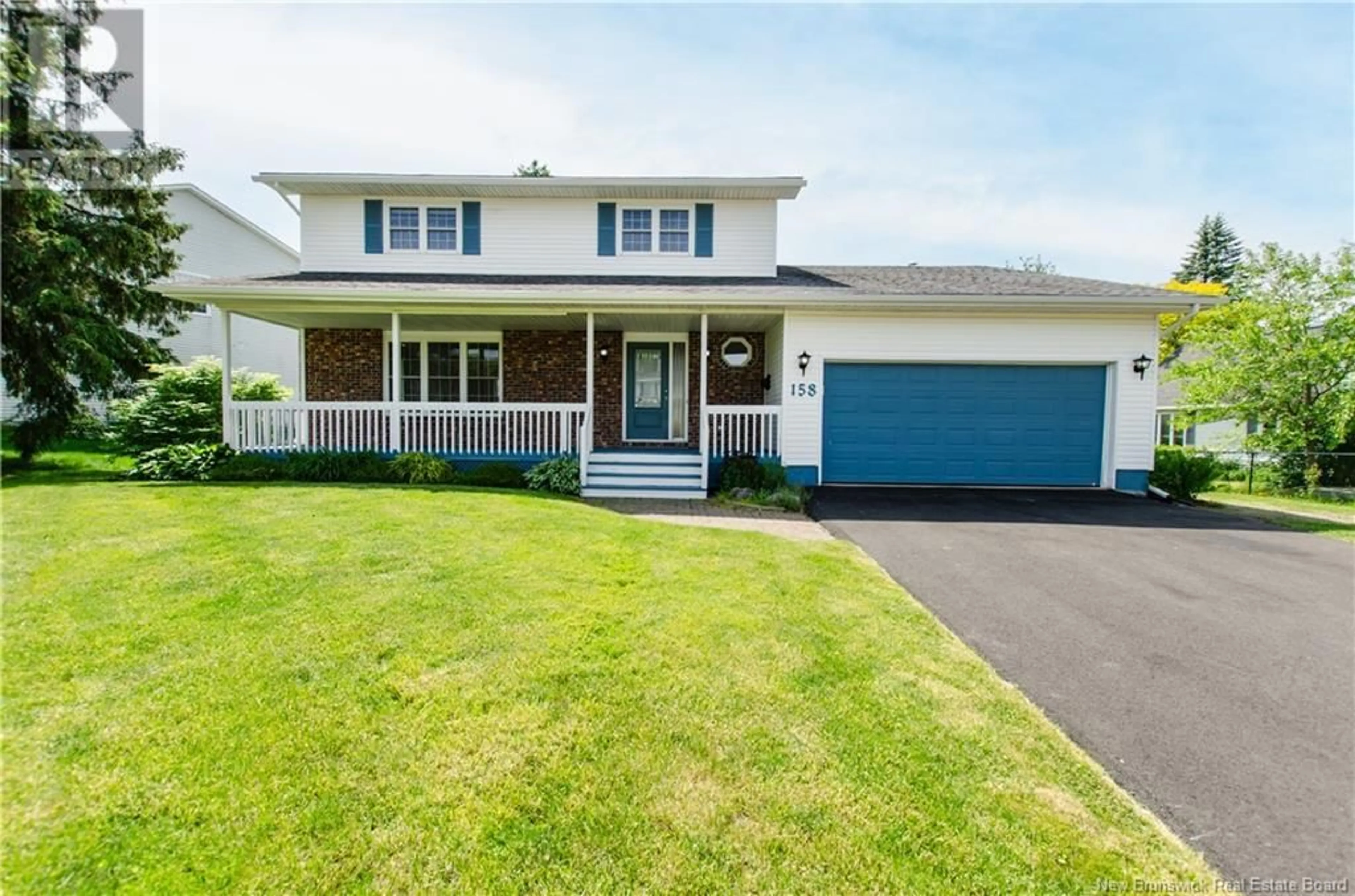Home with vinyl exterior material, street for 158 TAMARACK TERRACE, Moncton New Brunswick E1A5R2
