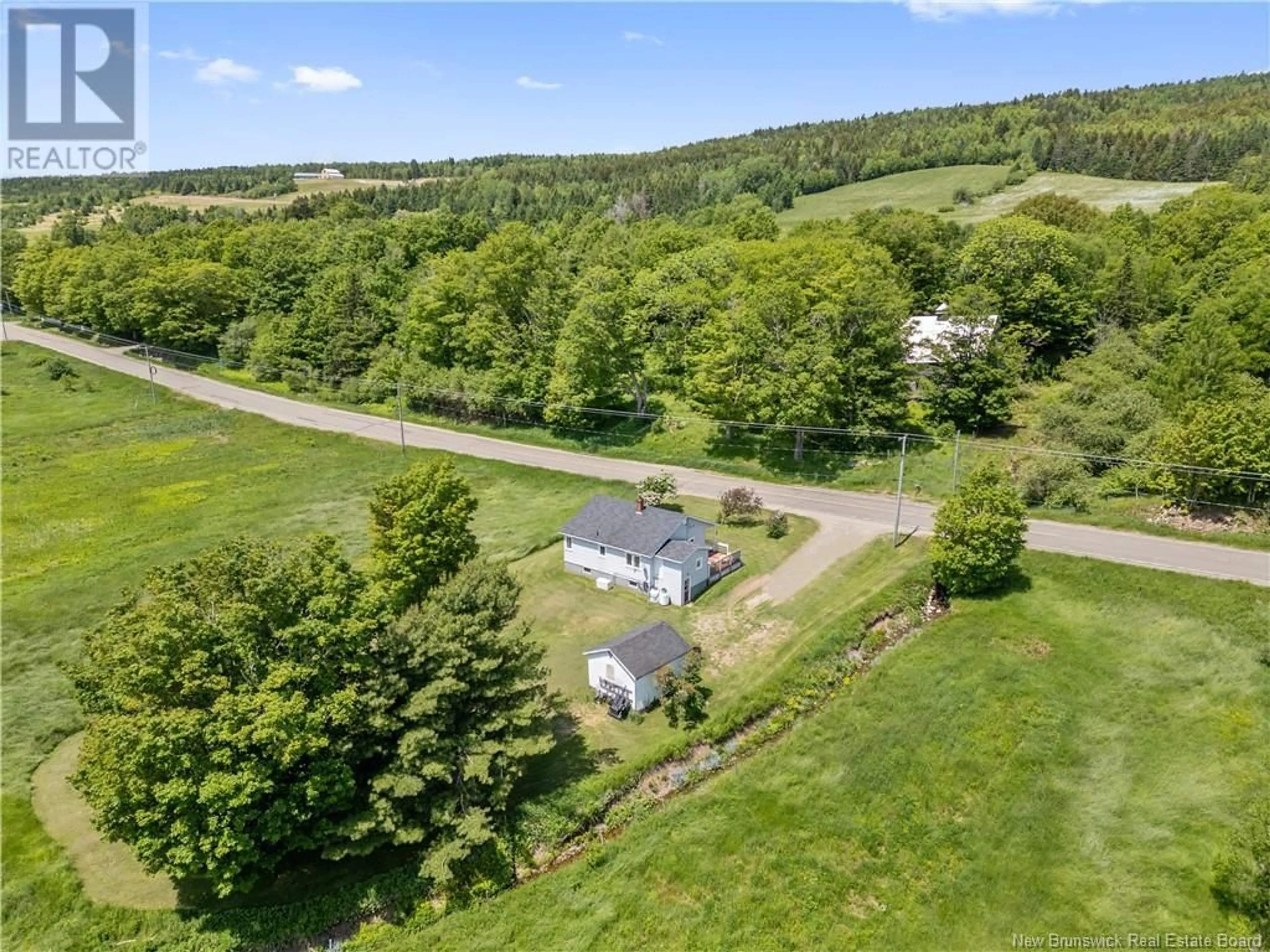 A pic from outside/outdoor area/front of a property/back of a property/a pic from drone, unknown for 5141 ROUTE 114, Shepody New Brunswick E4H4K6