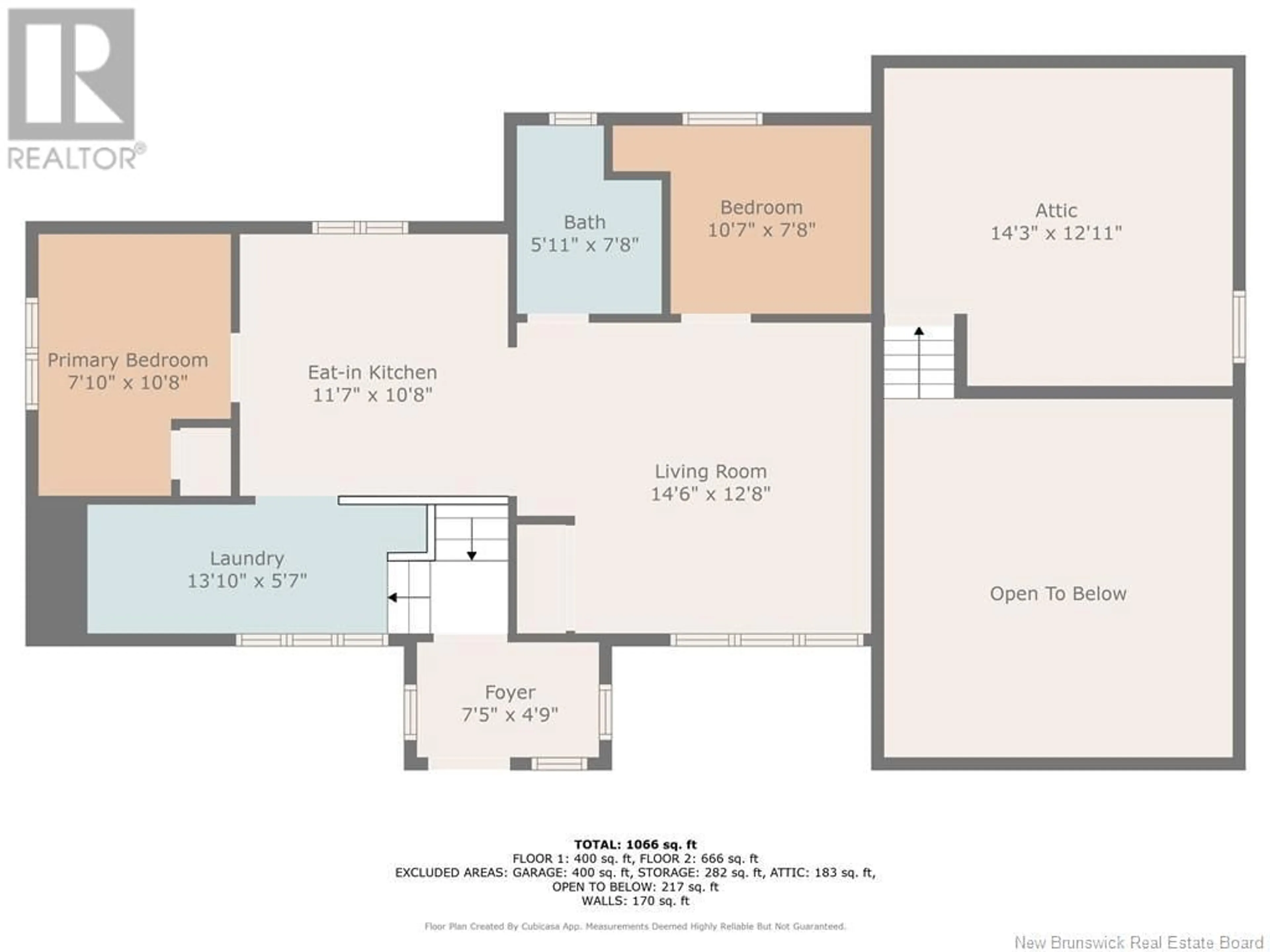 Floor plan for 19 POIRIER, Charlo New Brunswick E8E2X4