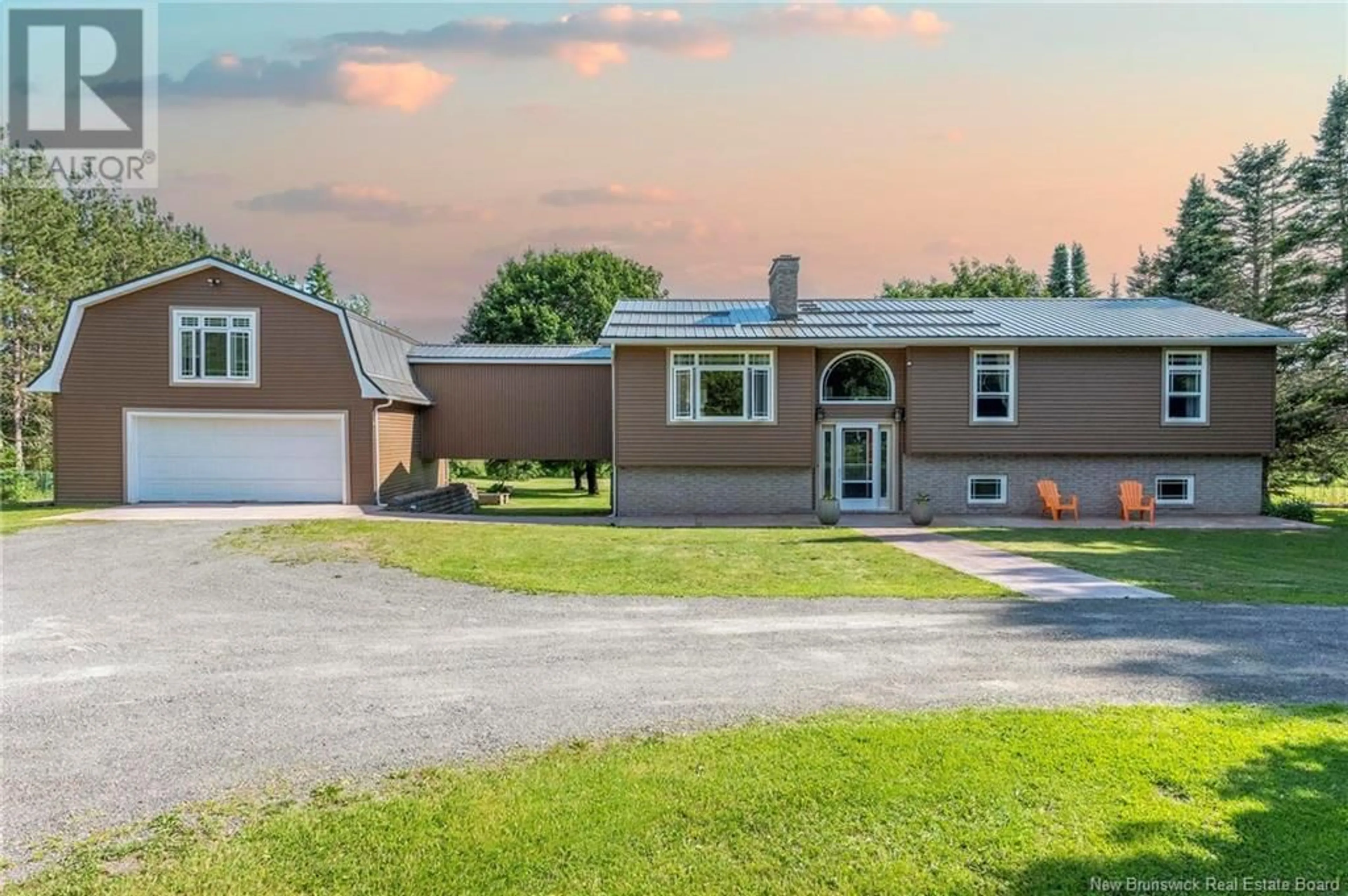 A pic from outside/outdoor area/front of a property/back of a property/a pic from drone, street for 295 MOLLINS ROAD, Salisbury New Brunswick E4J2X1