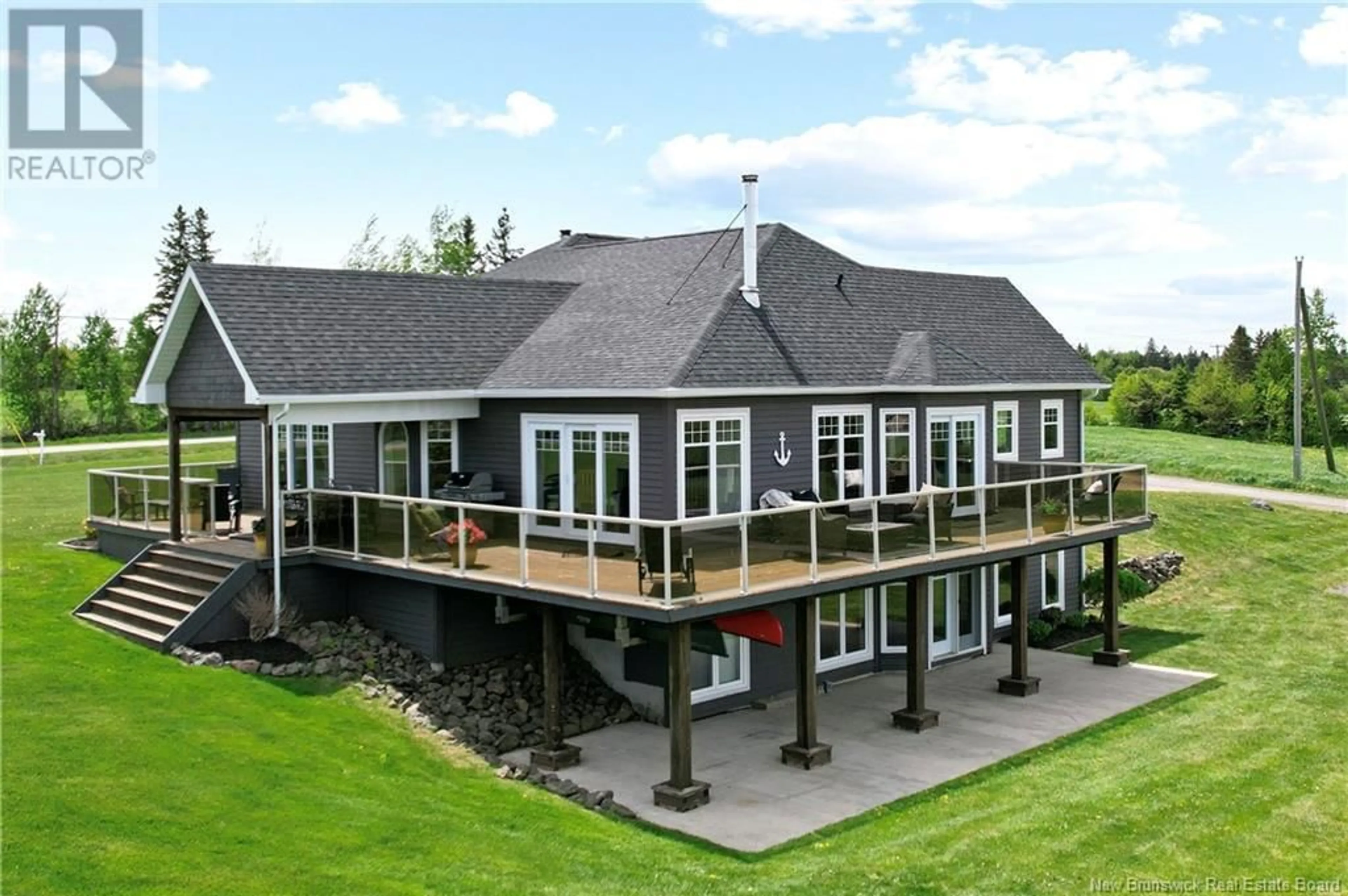 Home with vinyl exterior material, building for 8 ISLAND VIEW LANE, Mundleville New Brunswick E4T0B1