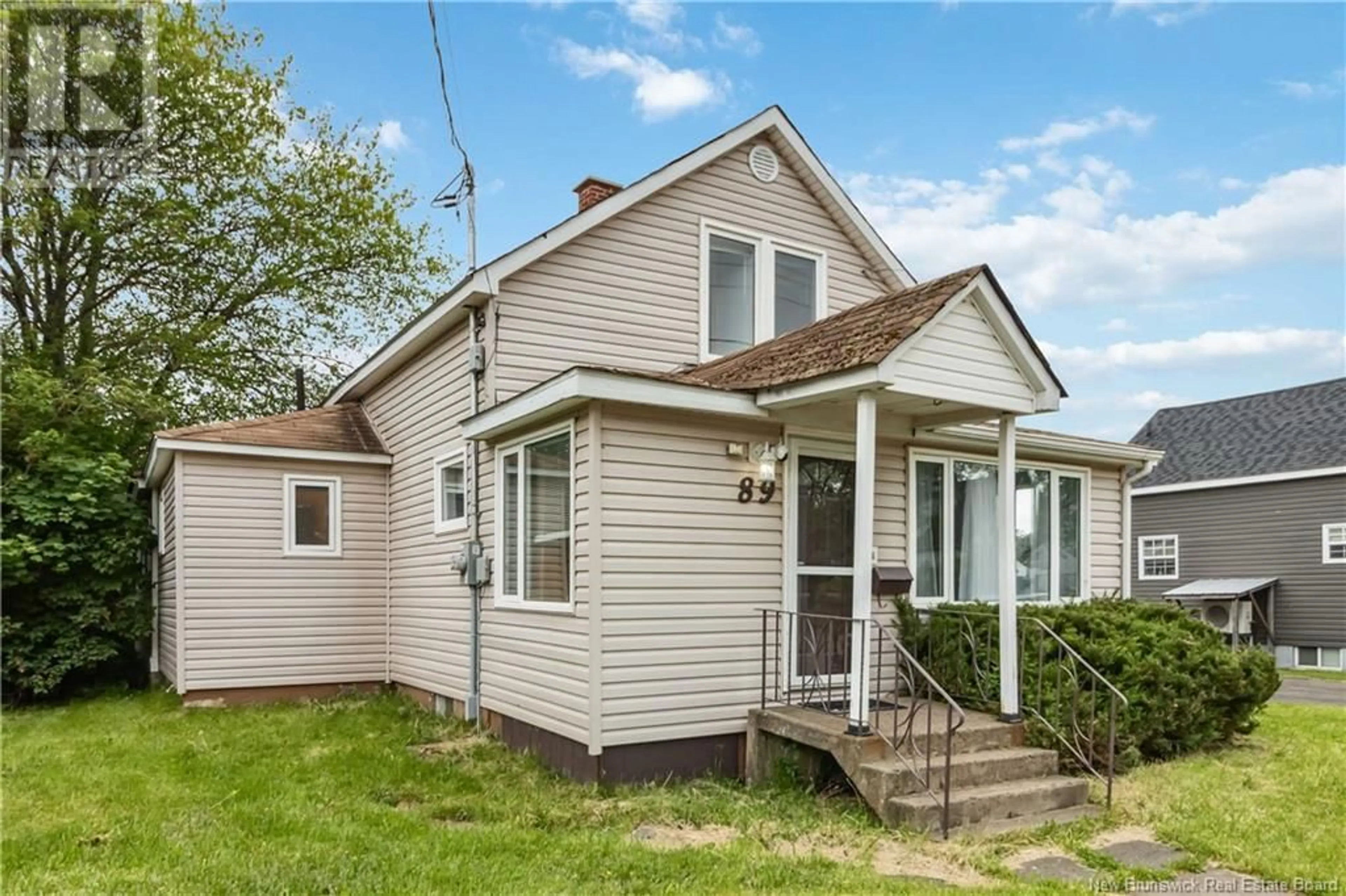 Home with vinyl exterior material, street for 89 LEFURGEY AVENUE, Moncton New Brunswick E1C7G5