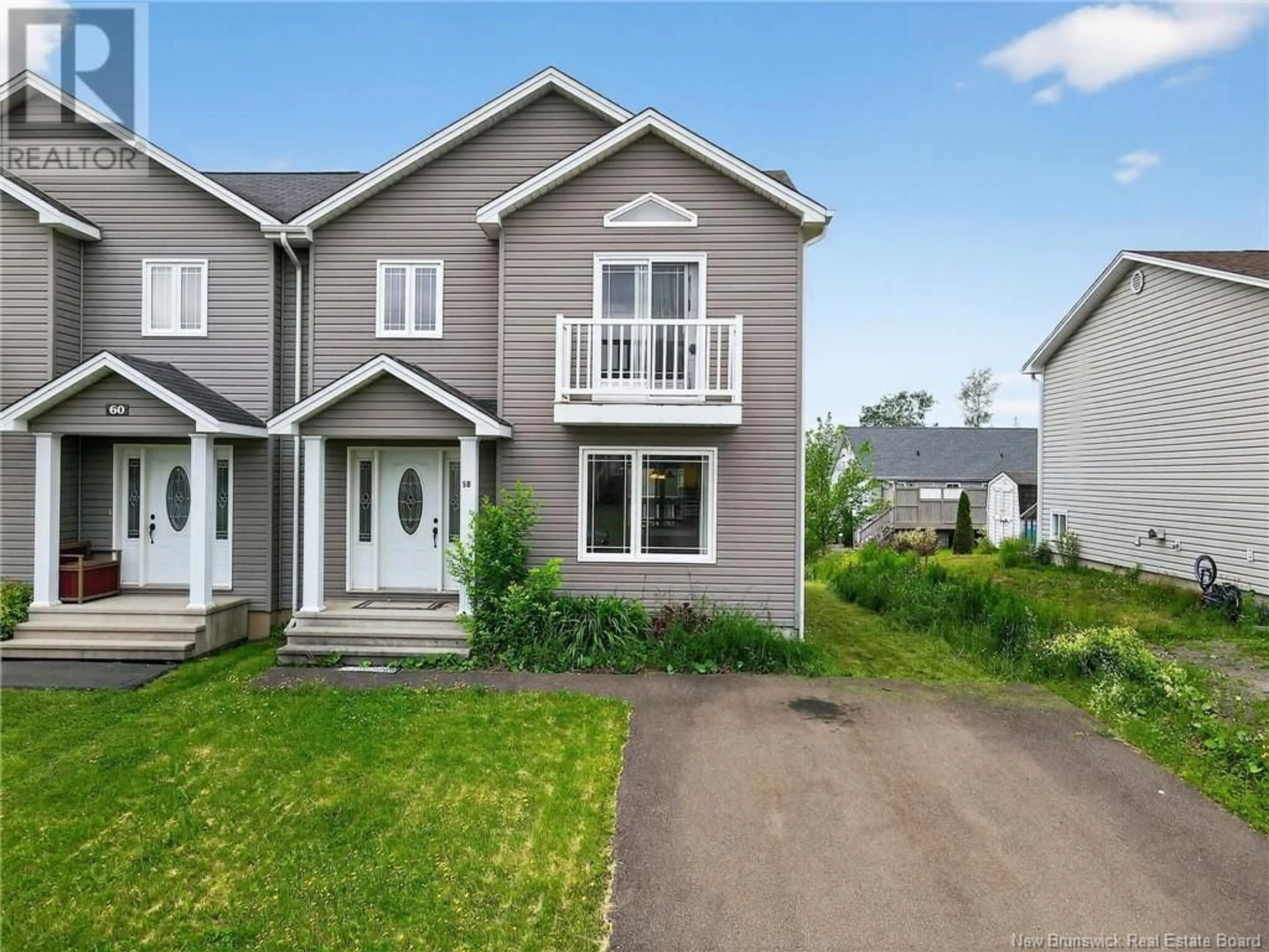 Home with vinyl exterior material, street for 58 TANYA CRESCENT, Moncton New Brunswick E1E4W5