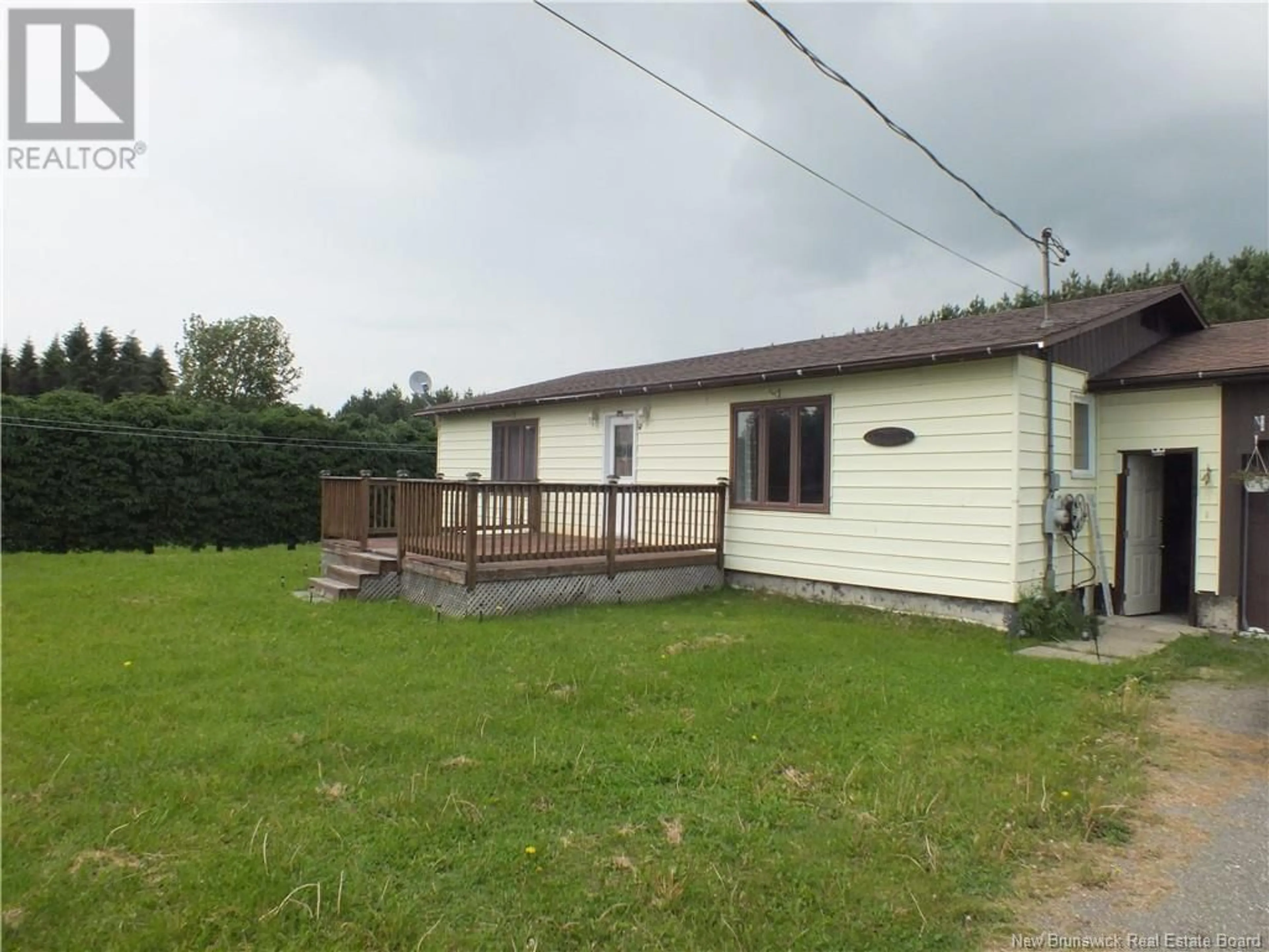A pic from outside/outdoor area/front of a property/back of a property/a pic from drone, building for 3004 ROUTE 130, Four Falls New Brunswick E3Z2G5