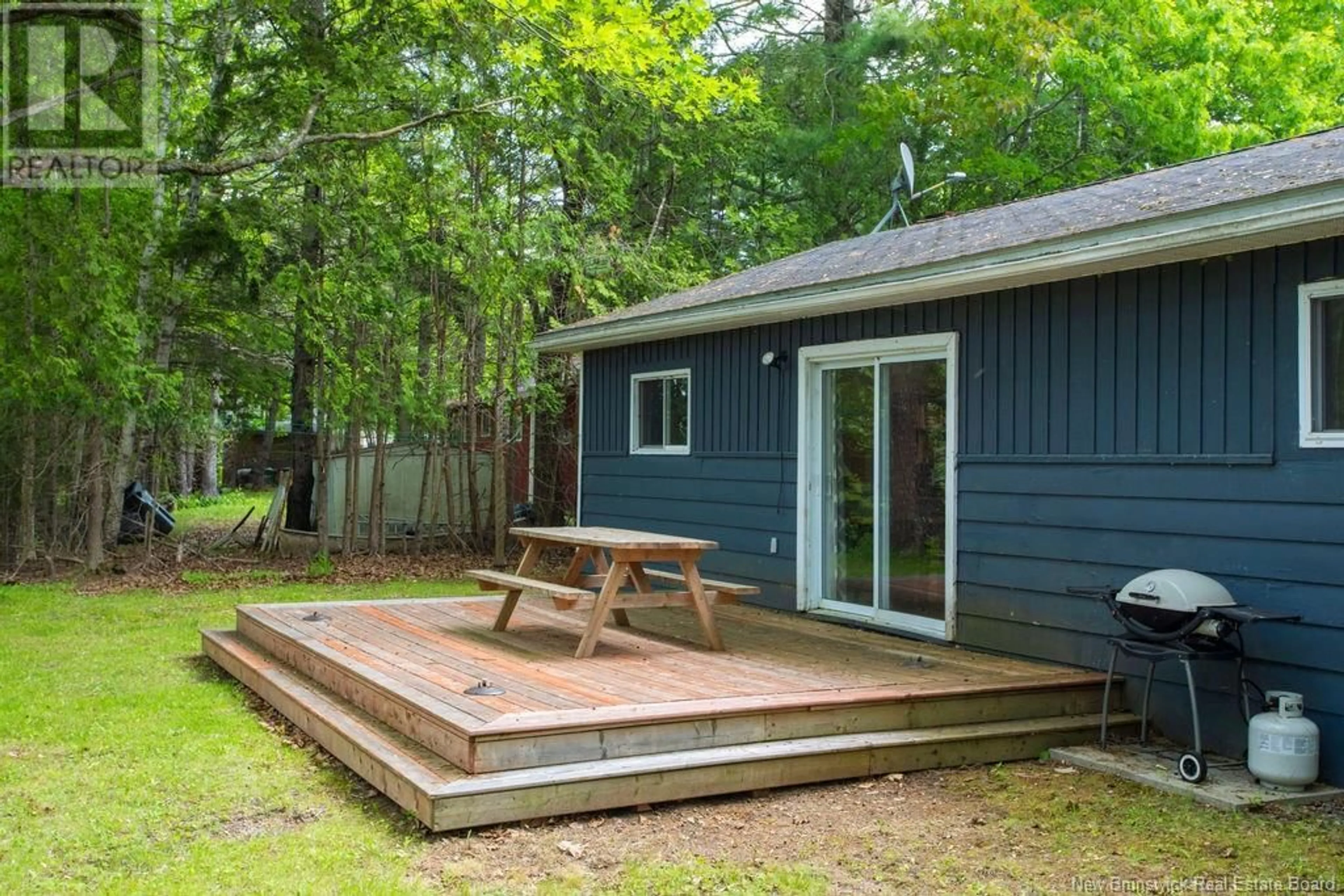 Patio, forest/trees view for 26 OAK DRIVE, Saint John New Brunswick E5K4S2