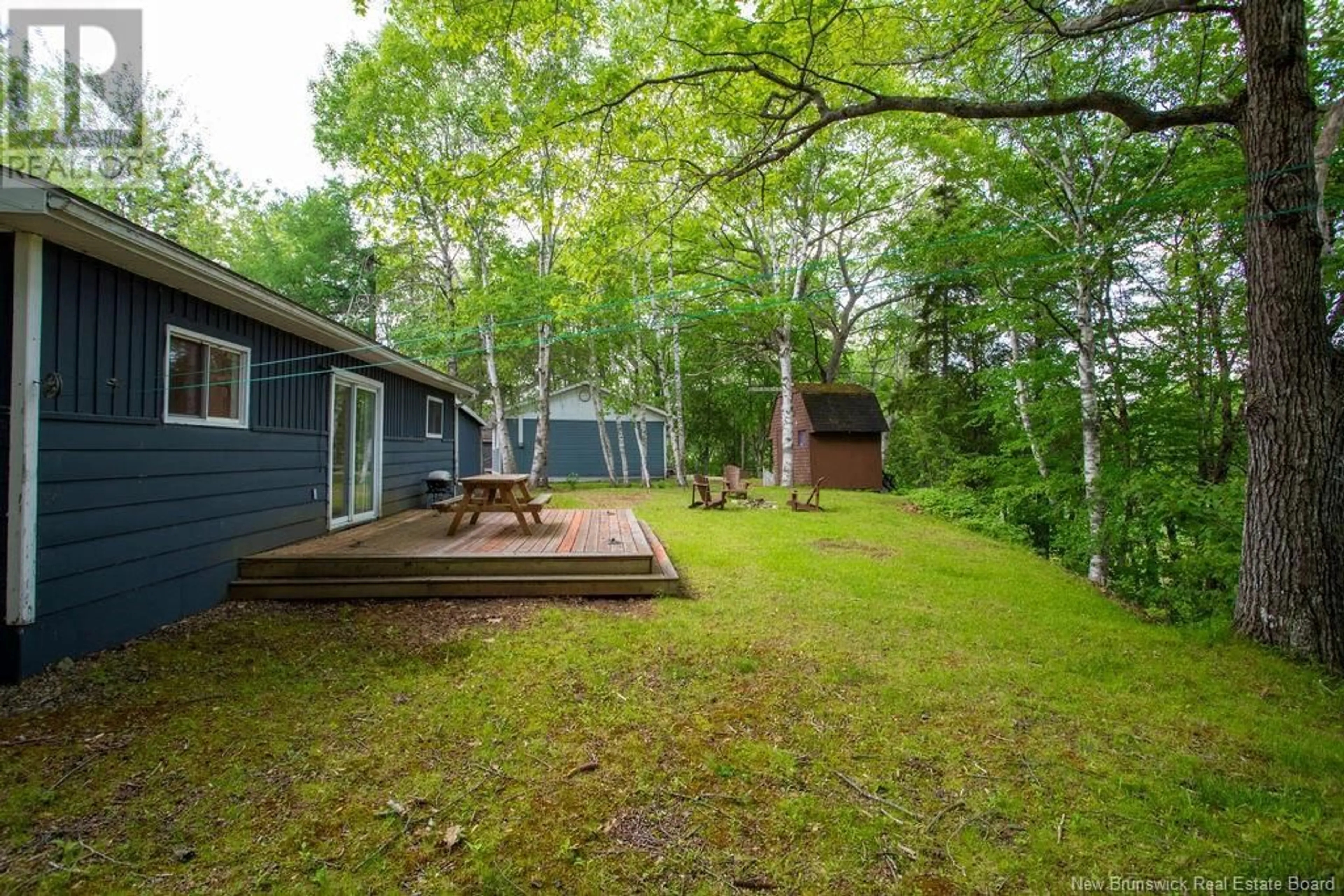 Patio, forest/trees view for 26 OAK DRIVE, Saint John New Brunswick E5K4S2