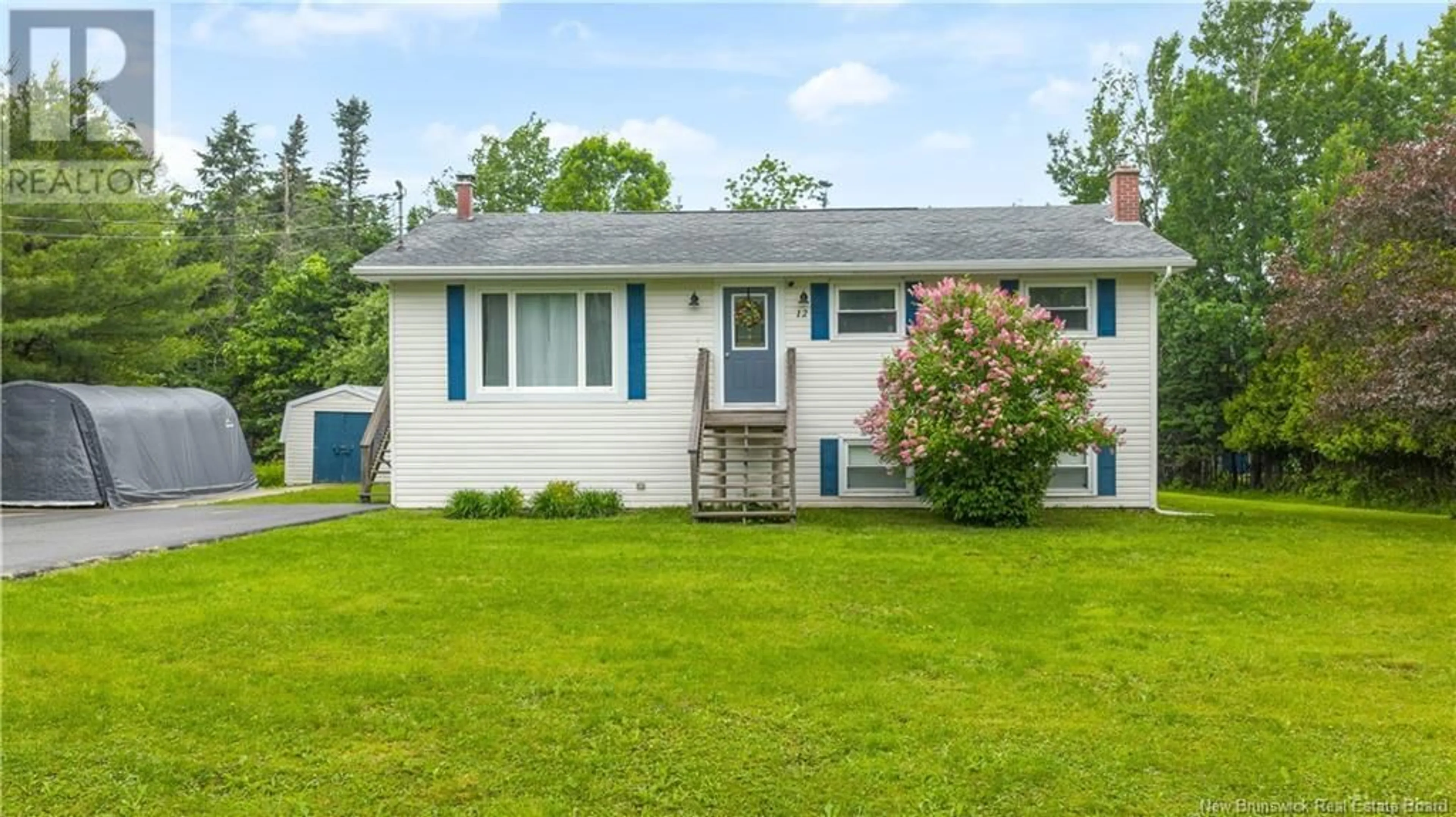 Home with vinyl exterior material, street for 12 KENNETH DRIVE, Quispamsis New Brunswick E2G1H8