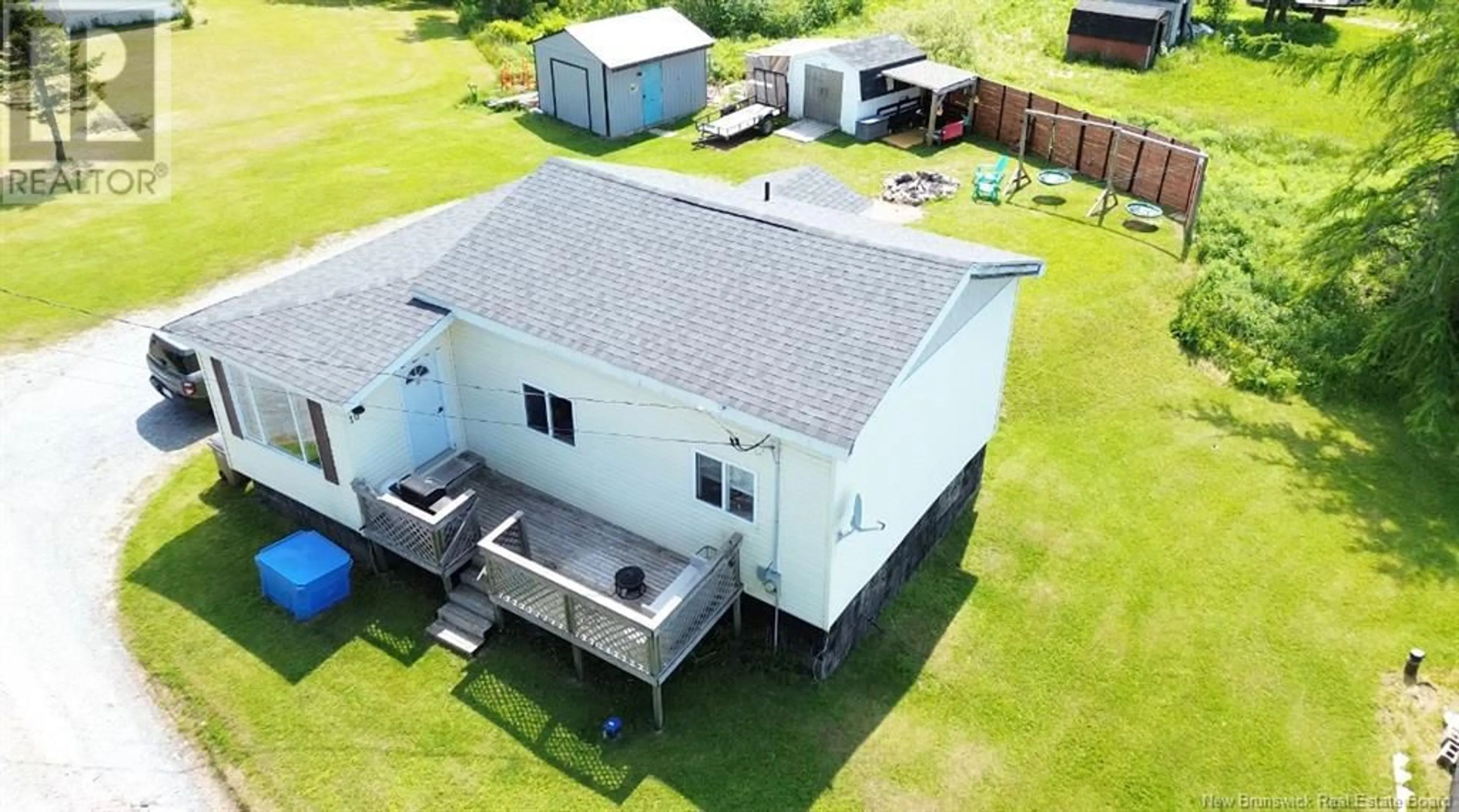 A pic from outside/outdoor area/front of a property/back of a property/a pic from drone, building for 10 OLD WELLS ROAD, Black River New Brunswick E2J4T7