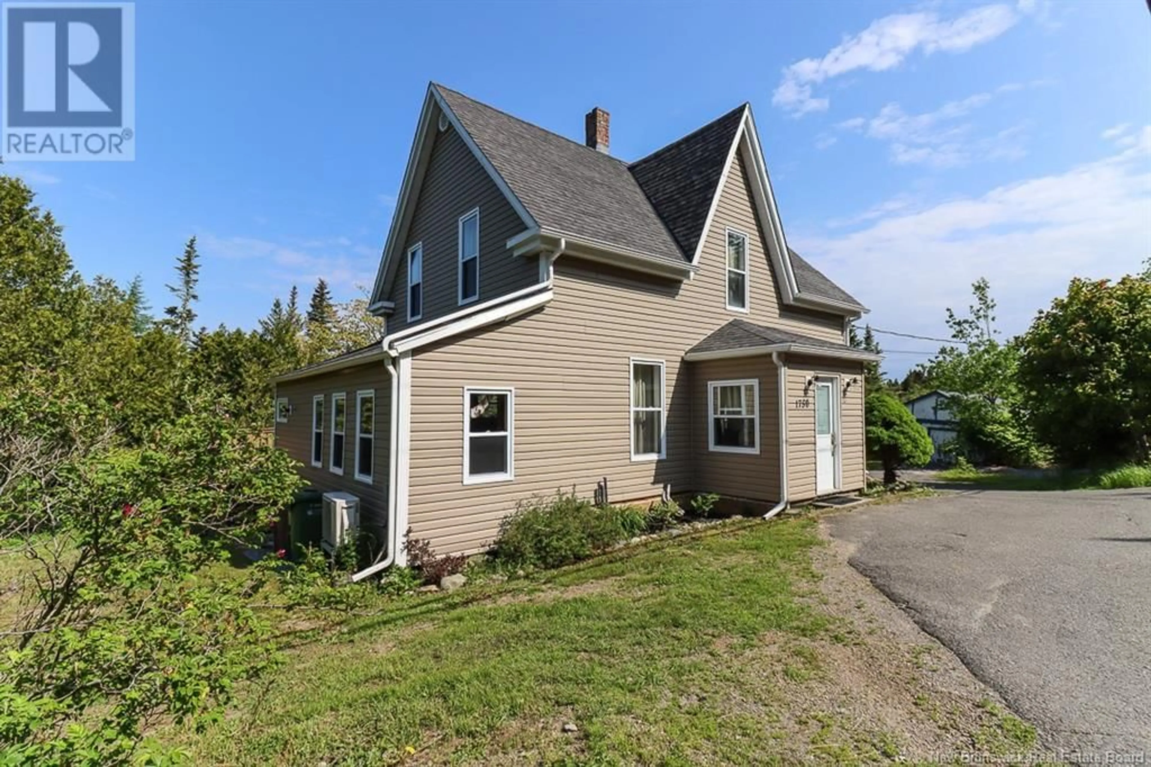 Home with vinyl exterior material, street for 1750 LORNEVILLE ROAD, Saint John New Brunswick E2M7K3