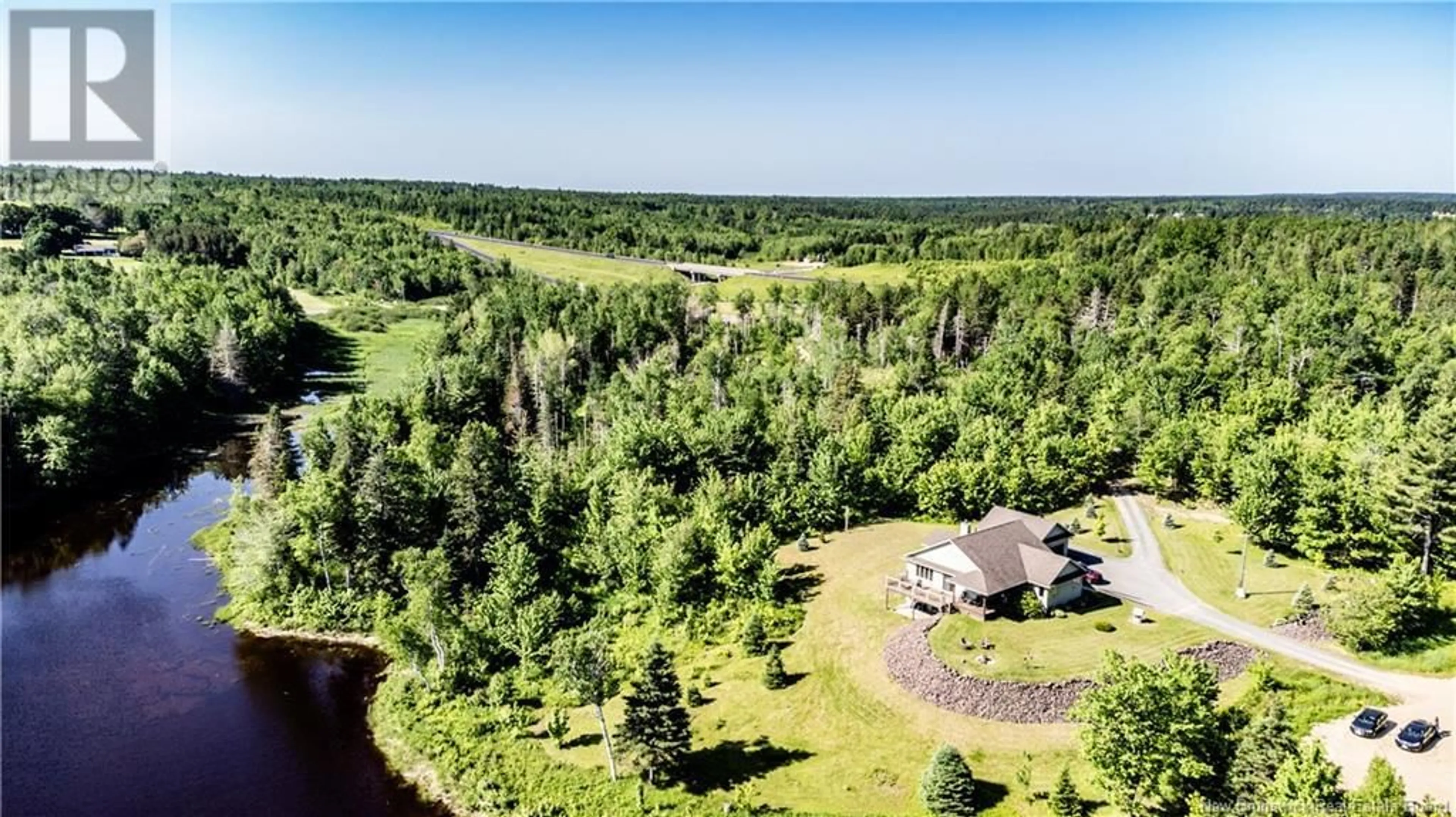 A pic from outside/outdoor area/front of a property/back of a property/a pic from drone, forest/trees view for 151 CH DU MARAIS, Saint-Louis-De-Kent New Brunswick E4X0B7