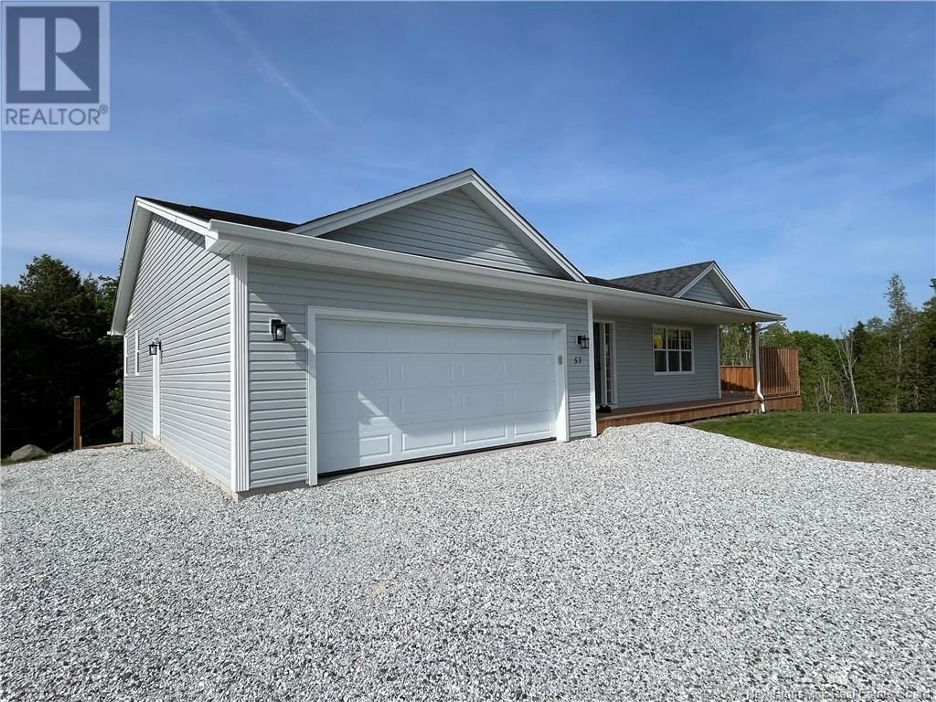 Home with vinyl exterior material, street for 53 WHITEHORSE DRIVE, Quispamsis New Brunswick E2E6C1
