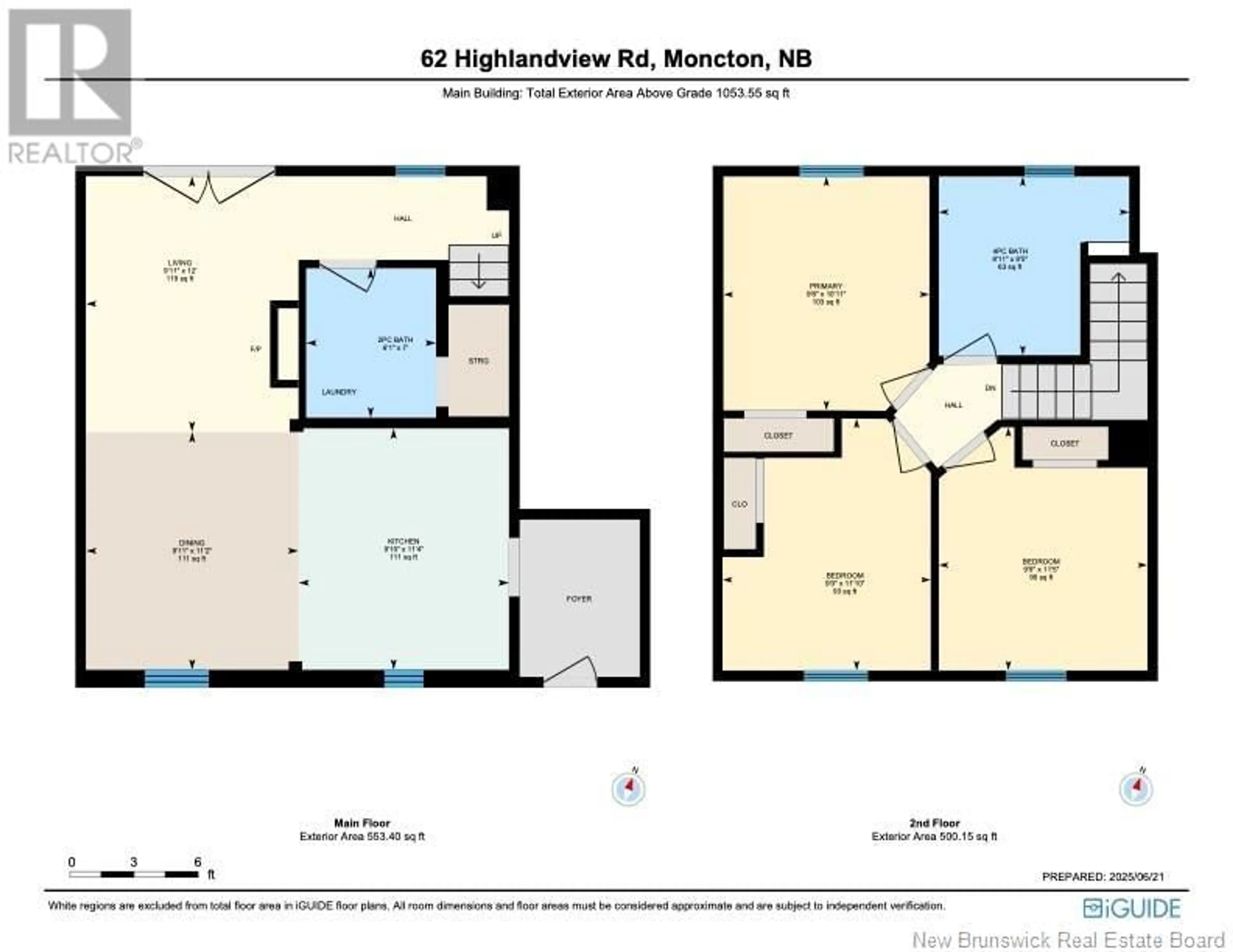 Floor plan for 62 HIGHLANDVIEW ROAD, Moncton New Brunswick E1A2L1