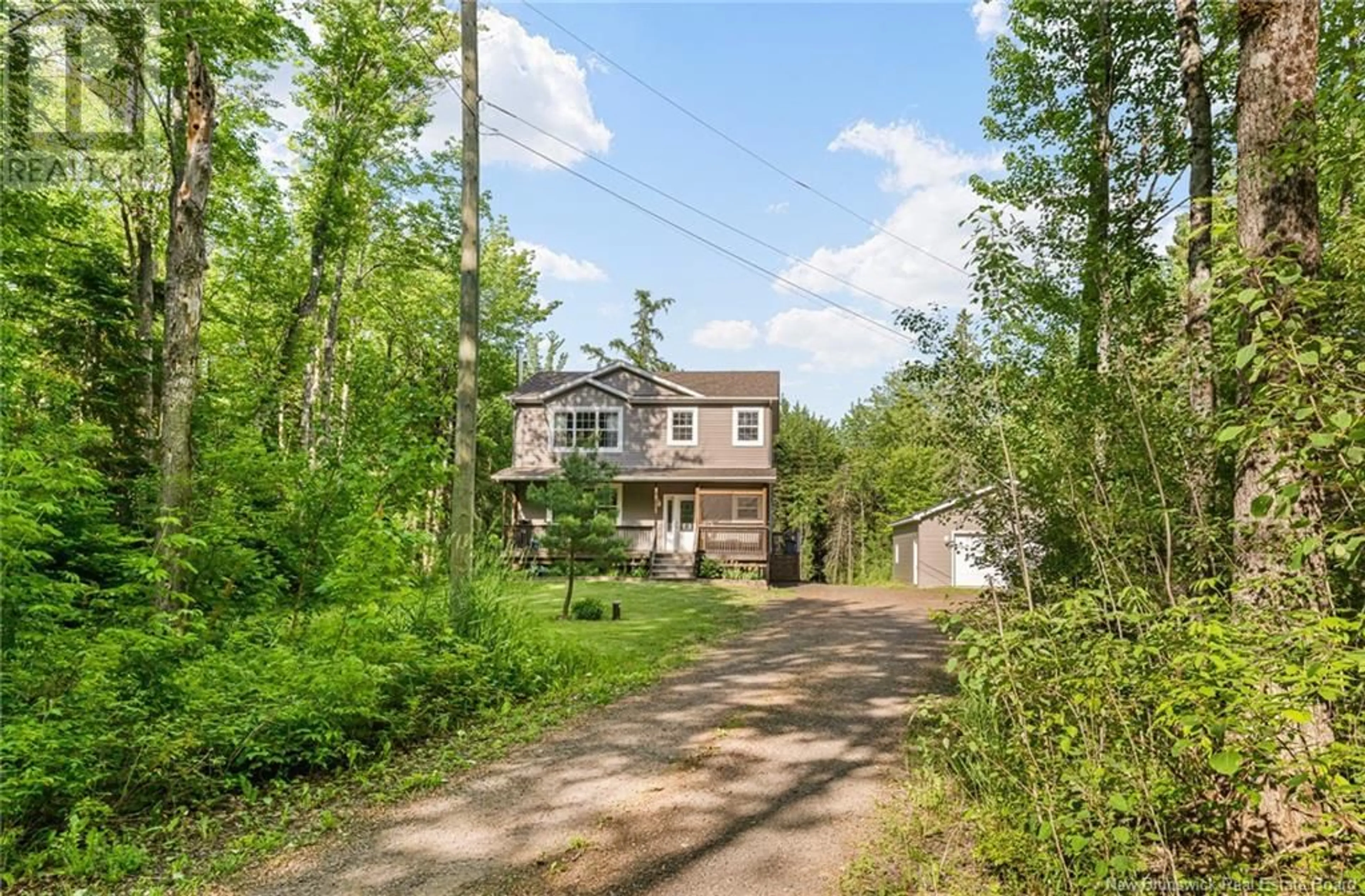 A pic from outside/outdoor area/front of a property/back of a property/a pic from drone, unknown for 133 MACLEAN CROSSROAD ROAD, Irishtown New Brunswick E1H1R7