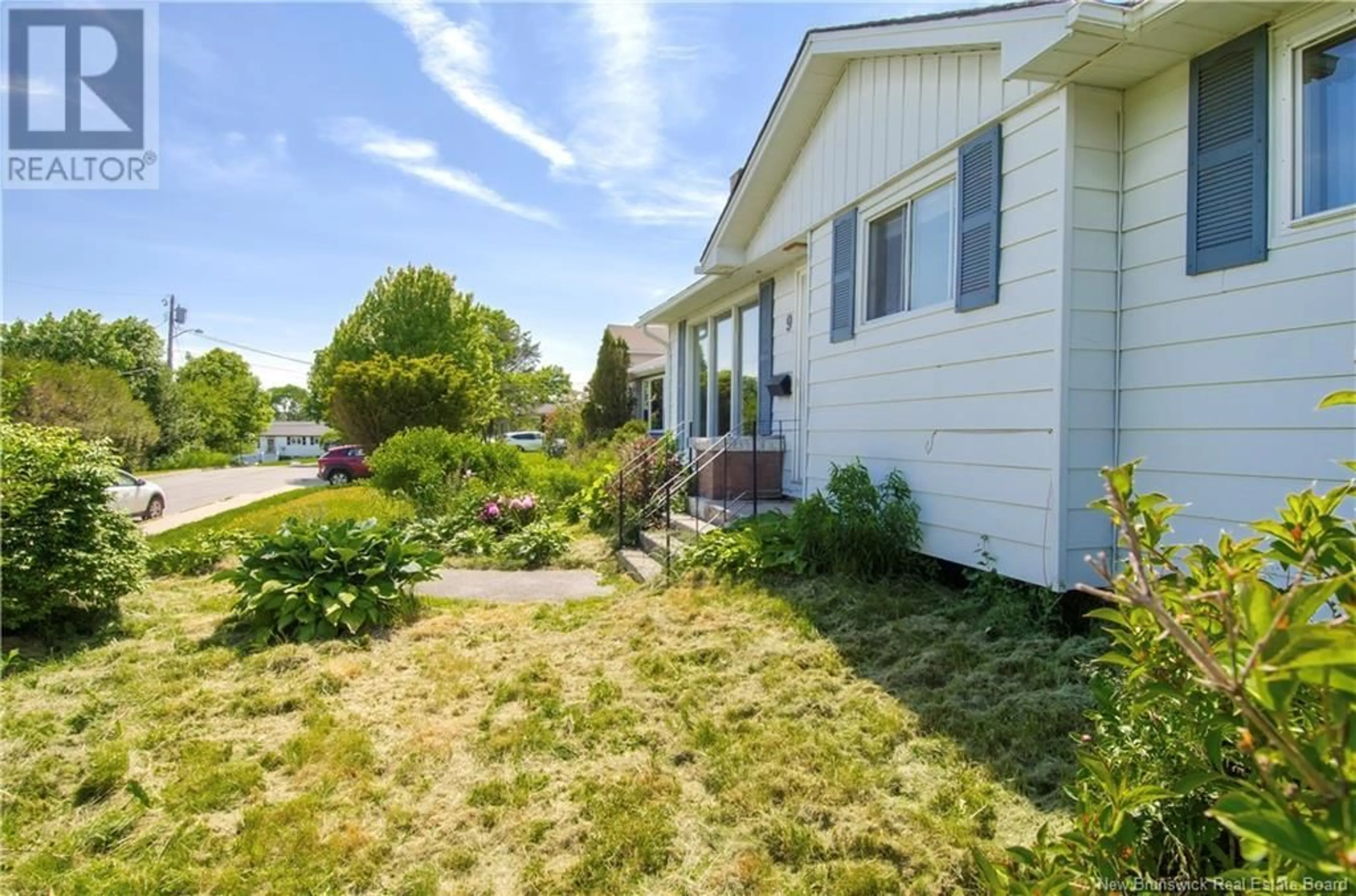 Home with vinyl exterior material, street for 9 BARBARA CRESCENT, Saint John New Brunswick E2J2K6
