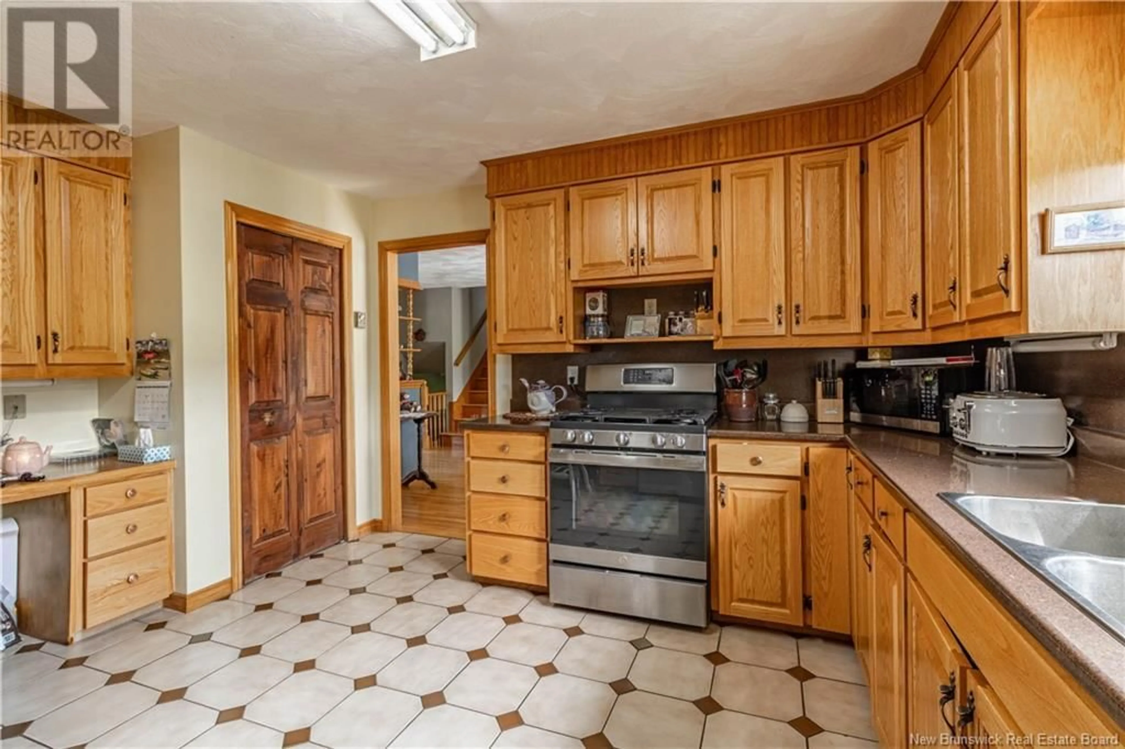 Standard kitchen, ceramic/tile floor for 1376 CARSONVILLE ROAD, Head Of Millstream New Brunswick E4G1V4
