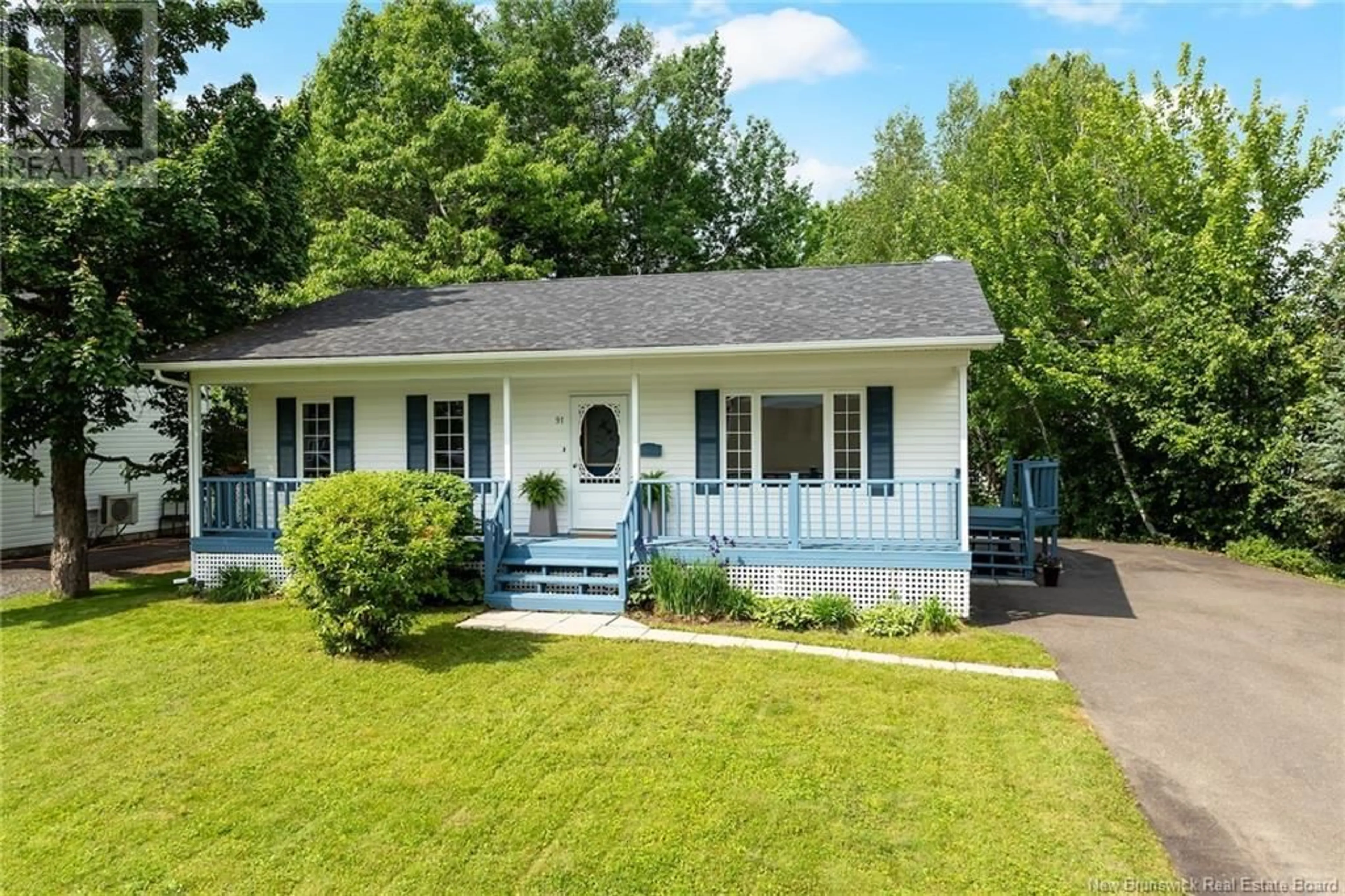 Home with vinyl exterior material, street for 91 STAFFORD DRIVE, Fredericton New Brunswick E3A5J3