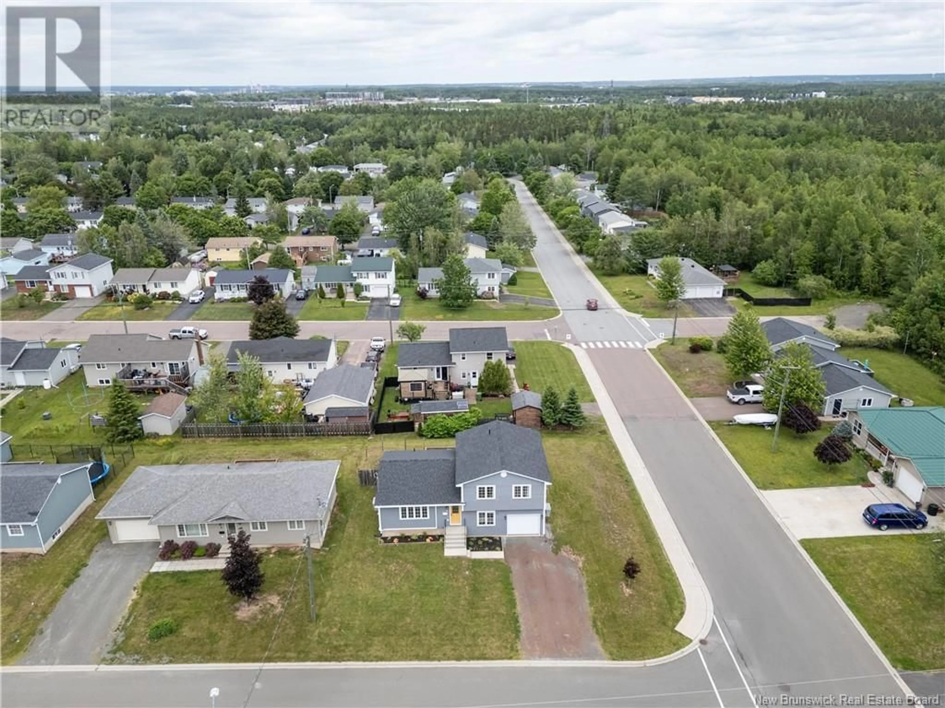 A pic from outside/outdoor area/front of a property/back of a property/a pic from drone, street for 4 HOLLY ROAD, Riverview New Brunswick E1B0E7