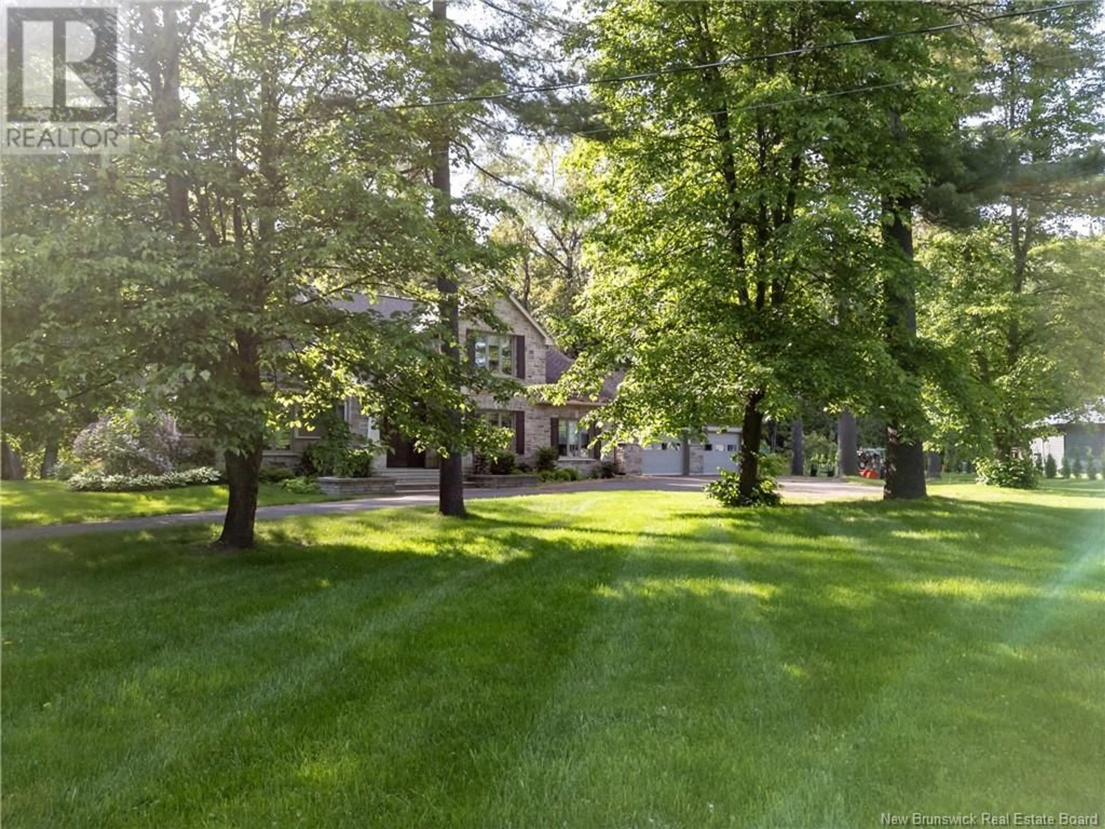 A pic from outside/outdoor area/front of a property/back of a property/a pic from drone, forest/trees view for 223 MELANIE STREET, Grand Falls New Brunswick E3Y3T4