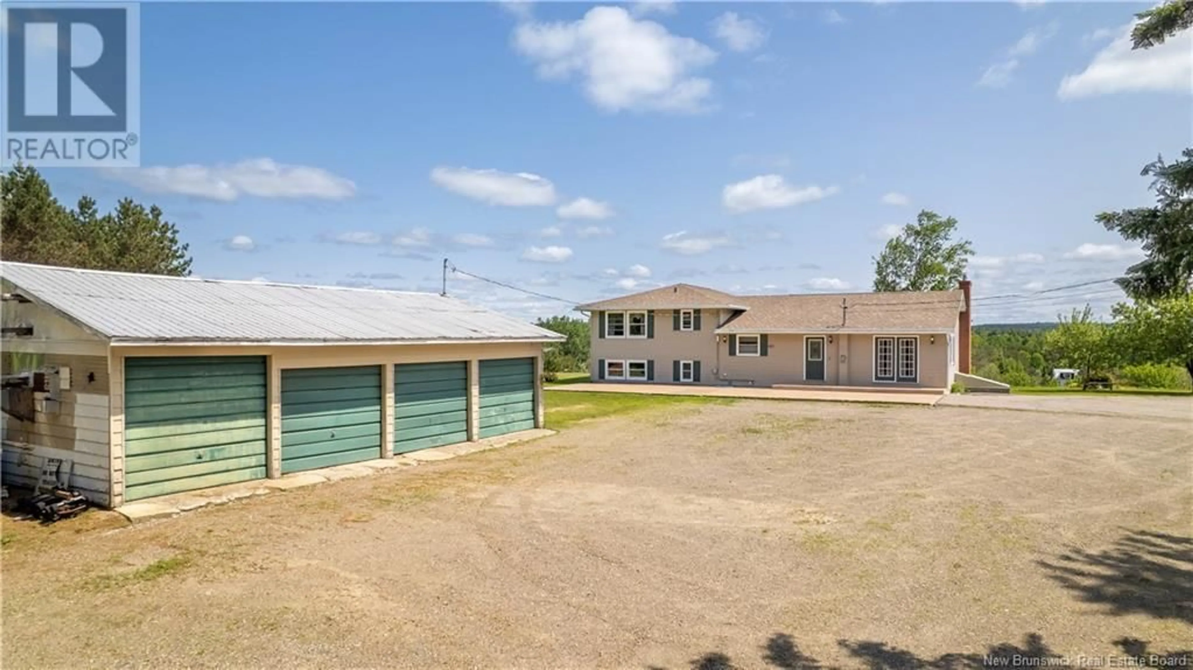 A pic from outside/outdoor area/front of a property/back of a property/a pic from drone, building for 9076 ROUTE 3, Old Ridge New Brunswick E3L4X1