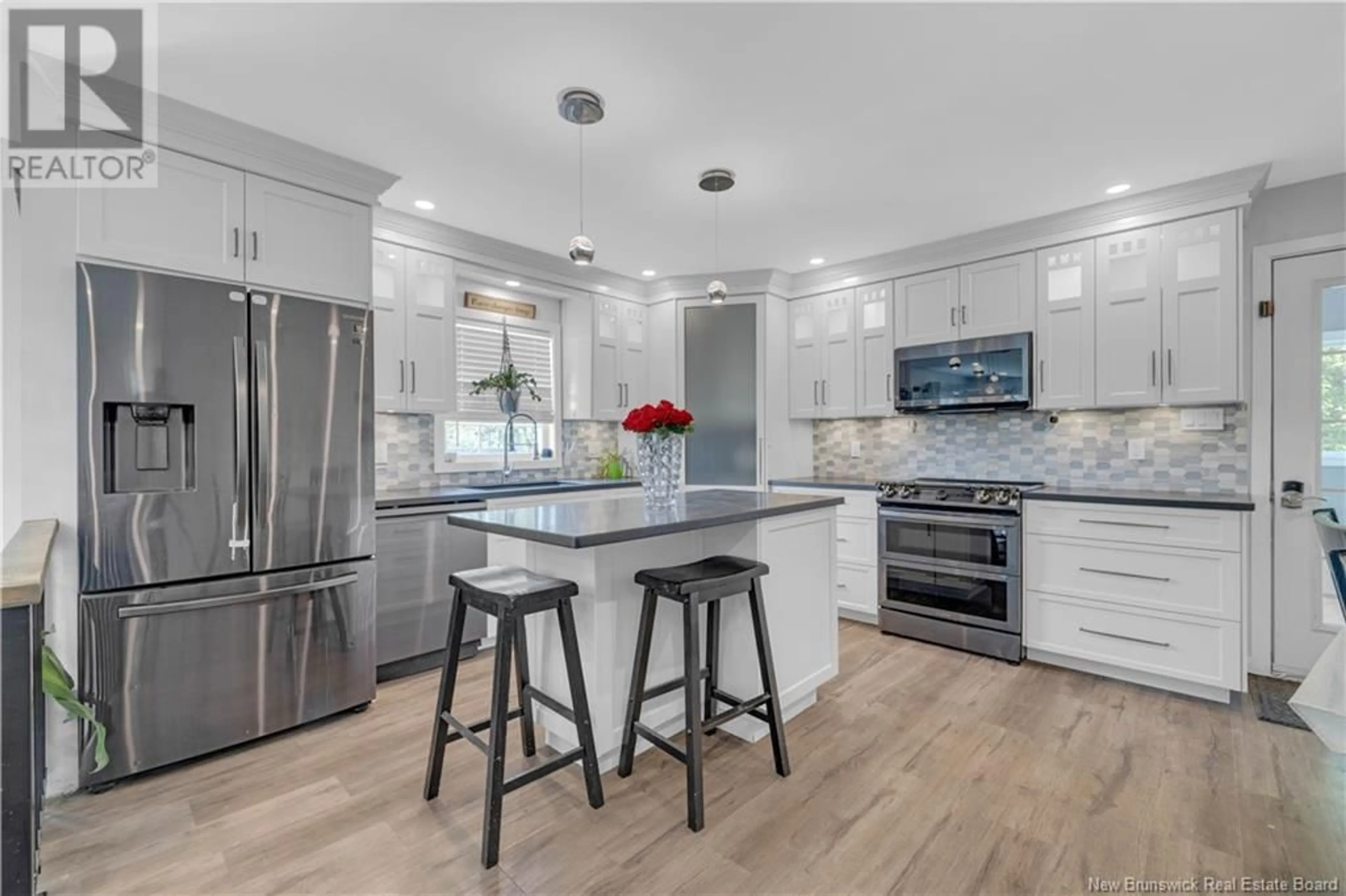 Contemporary kitchen, ceramic/tile floor for 2422 ROUTE 845, Bayswater New Brunswick E5S1M3