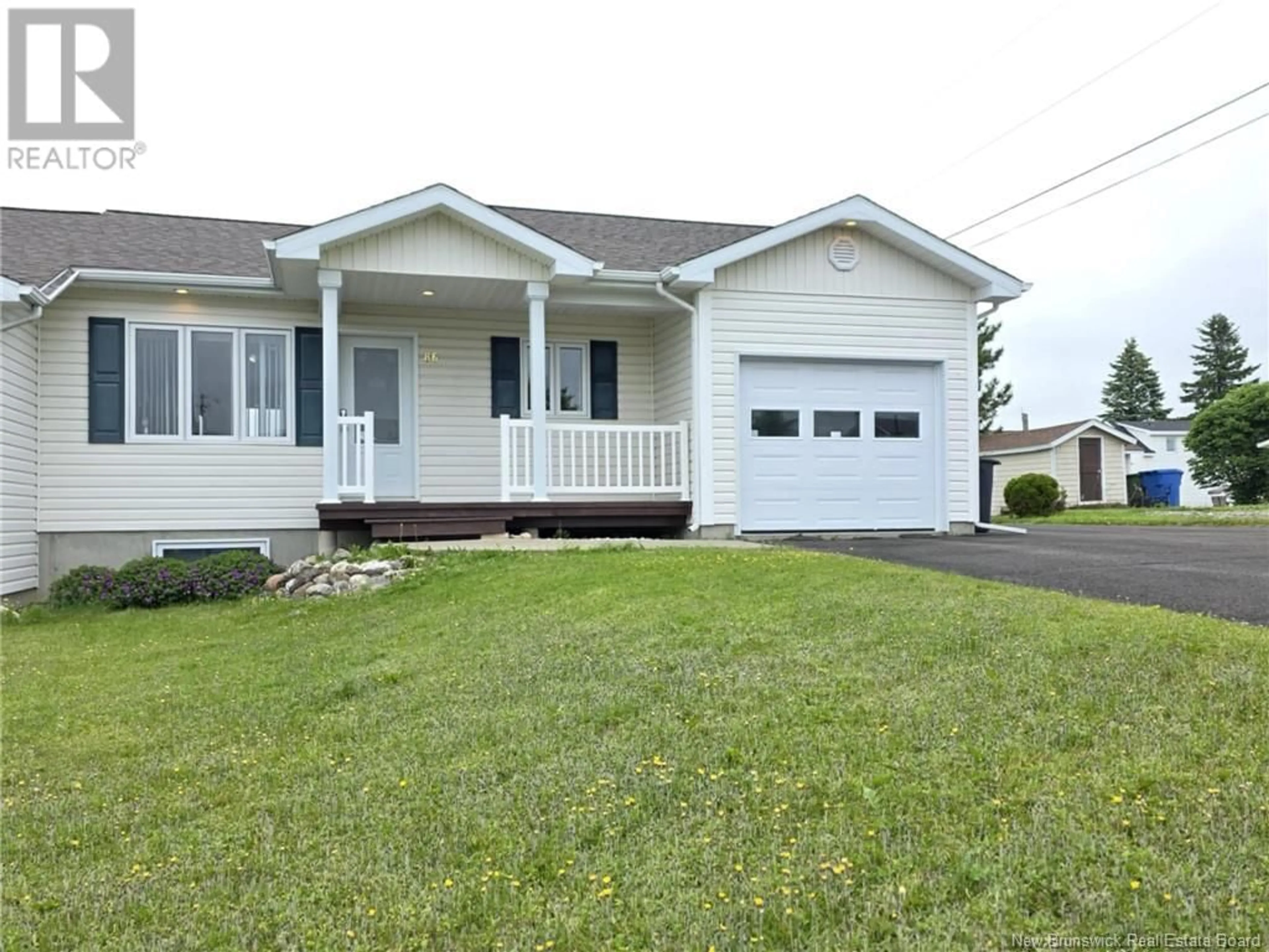 Home with vinyl exterior material, street for 86 MOCKLER STREET, Grand Falls New Brunswick E3Y1A6