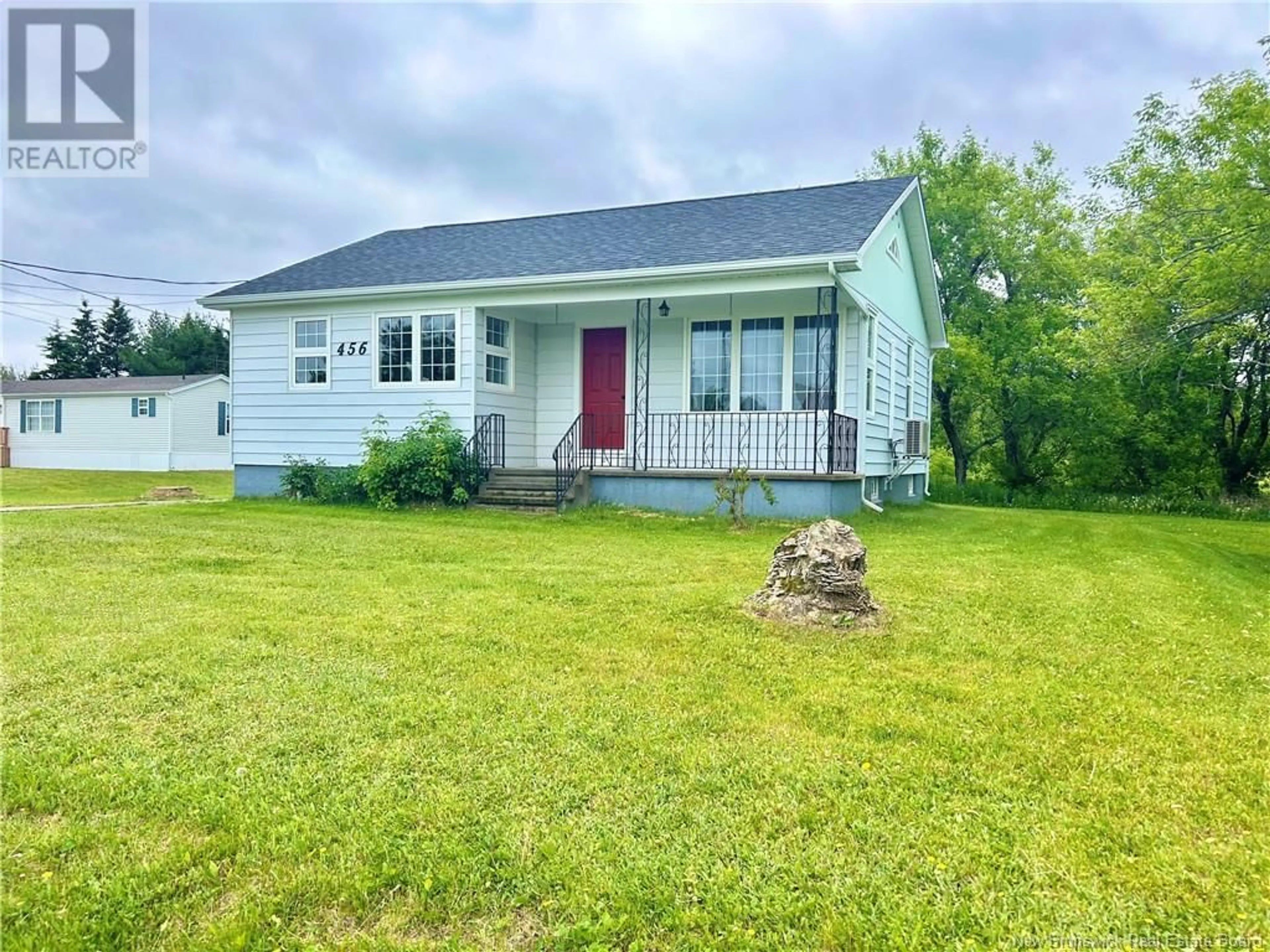 A pic from outside/outdoor area/front of a property/back of a property/a pic from drone, unknown for 456 HAUT-ST-SIMON, Saint-Simon New Brunswick E8P1Y9