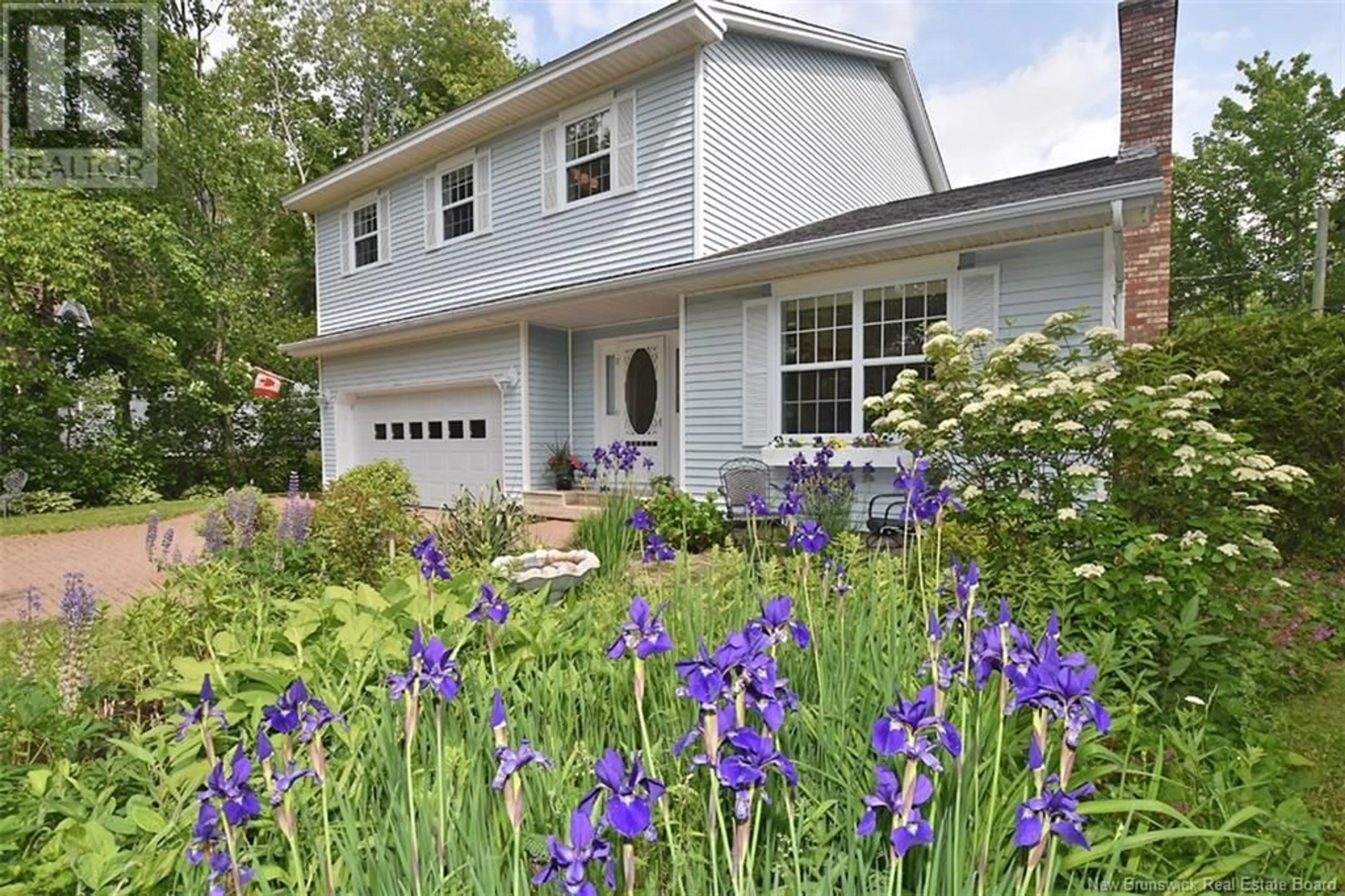 Home with vinyl exterior material, street for 81 BIRMINGHAM COURT, Fredericton New Brunswick E3B6H2